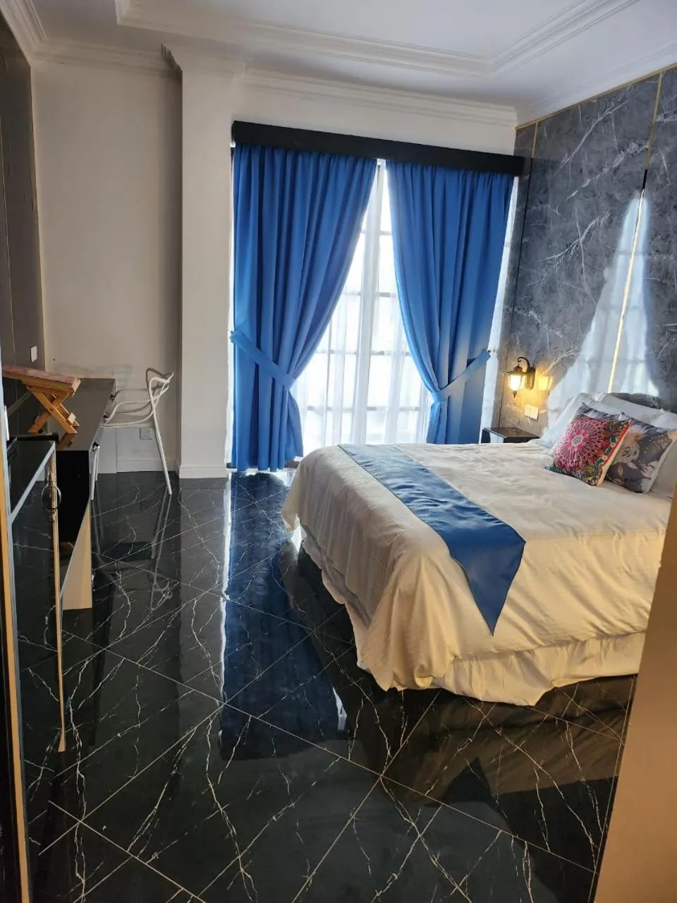 Bed in BERUNTUNG KE BARI RESORT @ PANTAI PENARIK