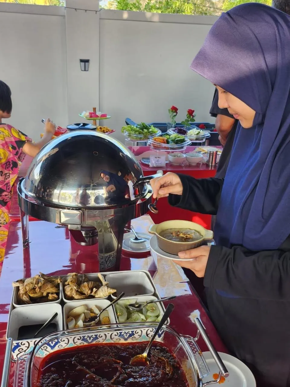 Breakfast in BERUNTUNG KE BARI RESORT @ PANTAI PENARIK