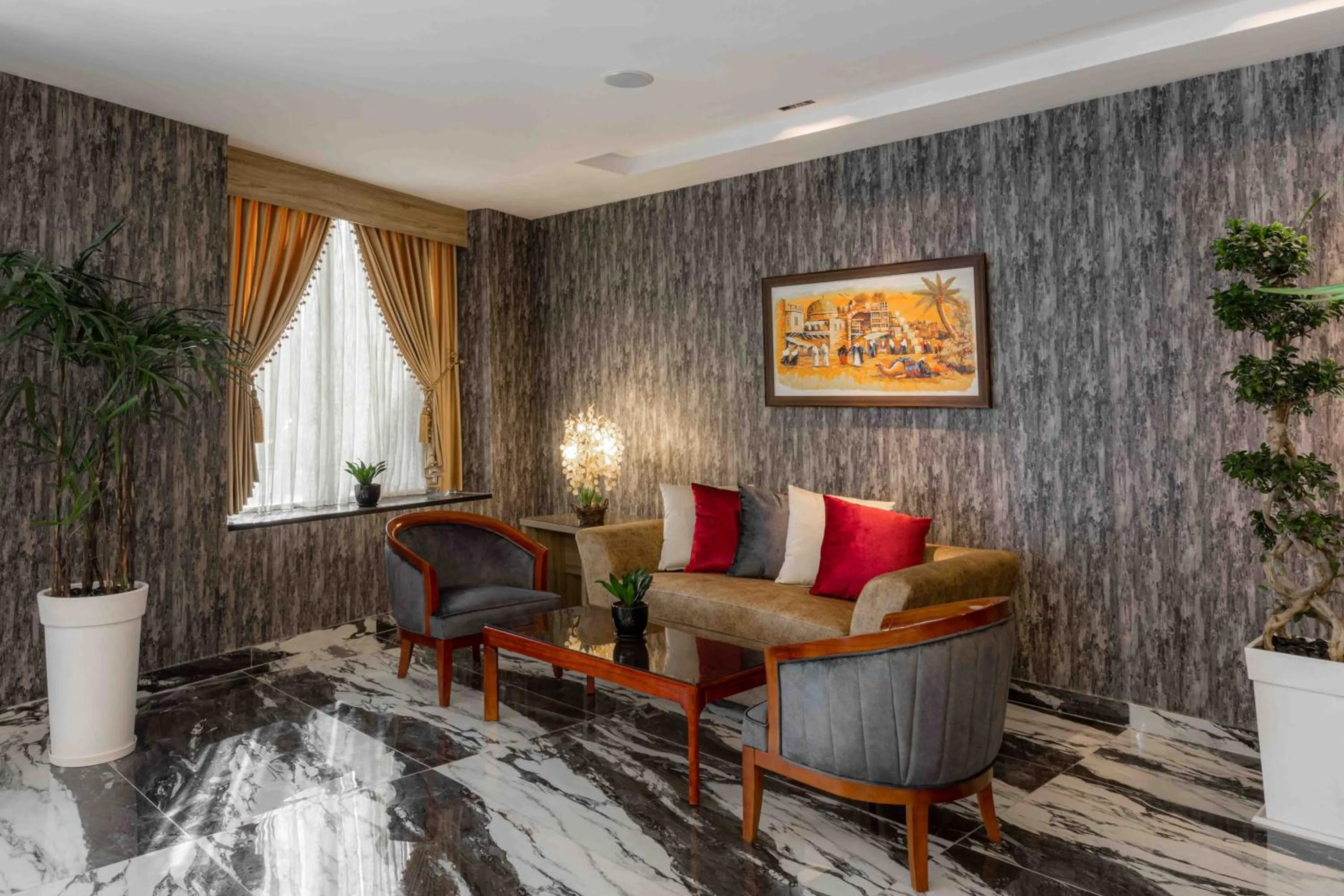 Seating area in Amman Inn Boutique Hotel