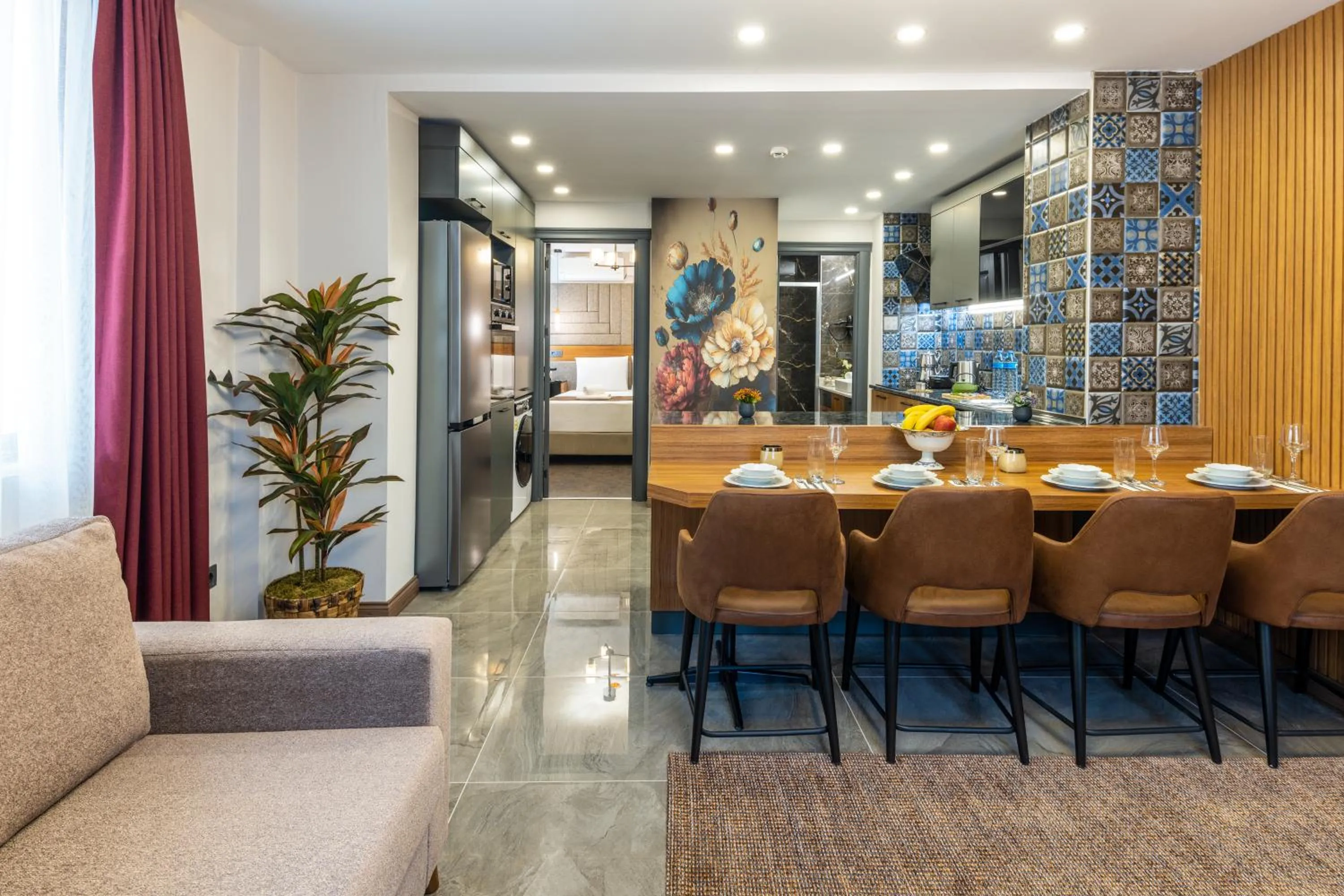 Restaurant/places to eat in Baymari Suites Design Florya