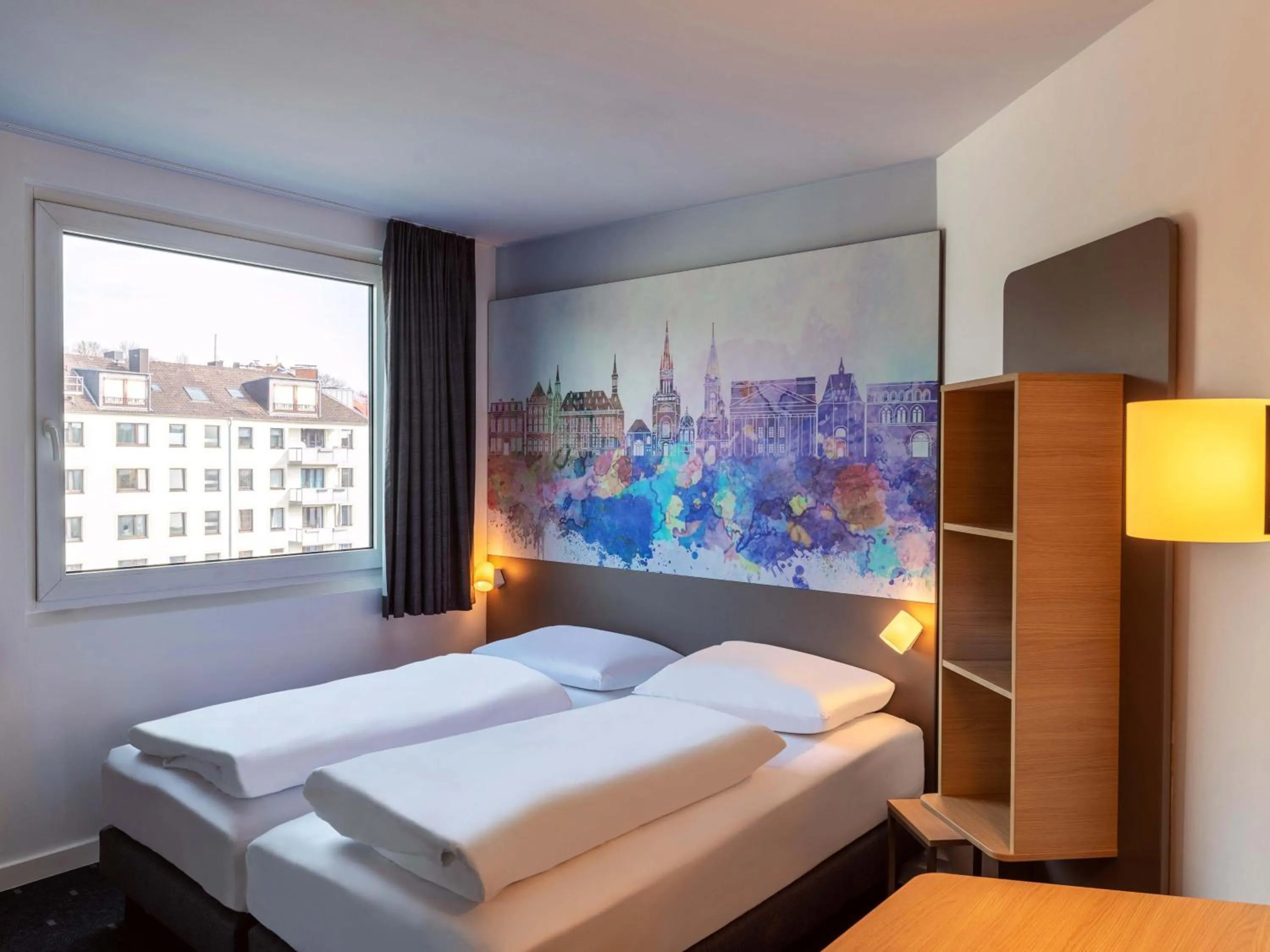Photo of the whole room, Bed in B&B HOTEL Aachen City-Ost