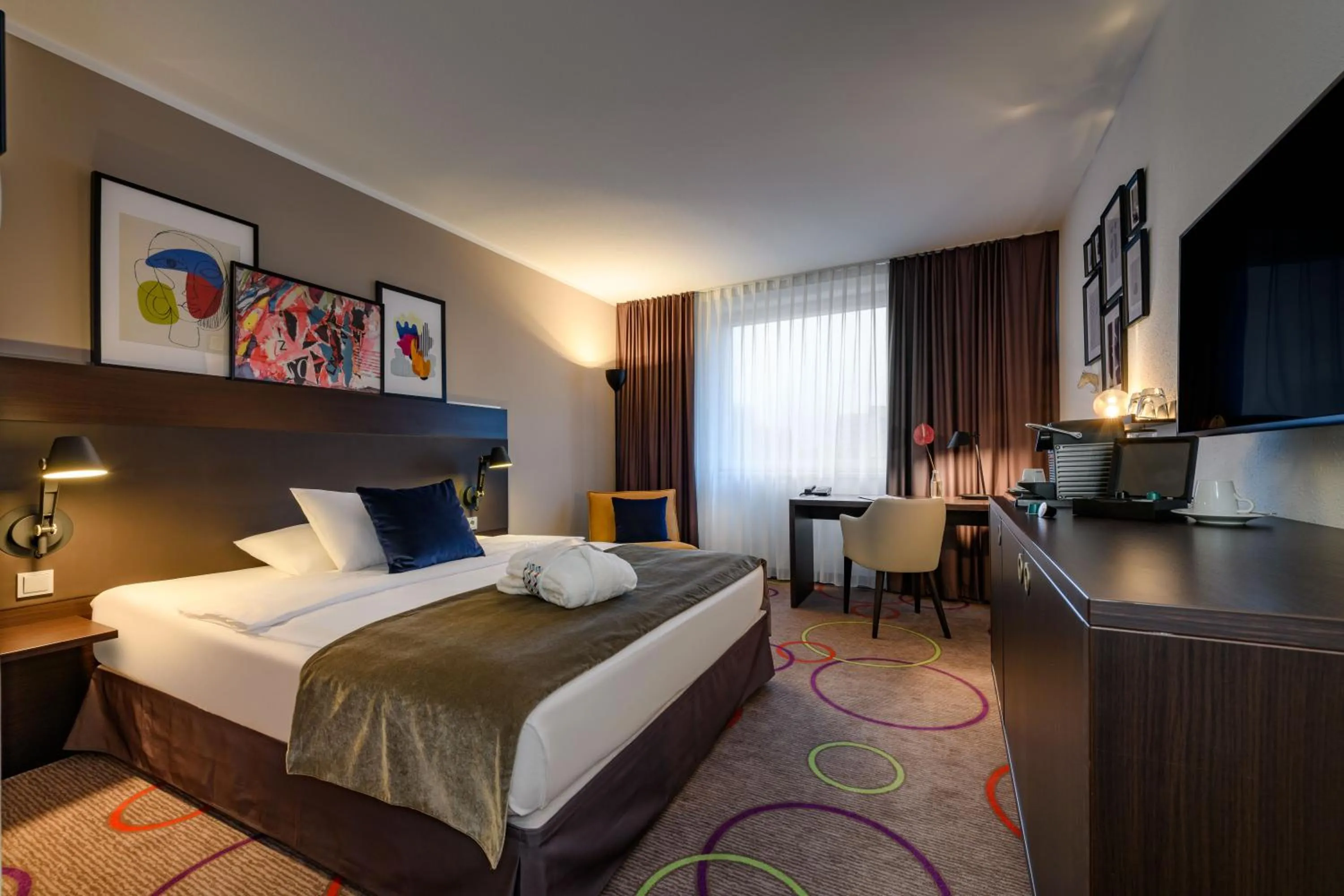 Bed in Mercure Hotel Hannover Medical Park