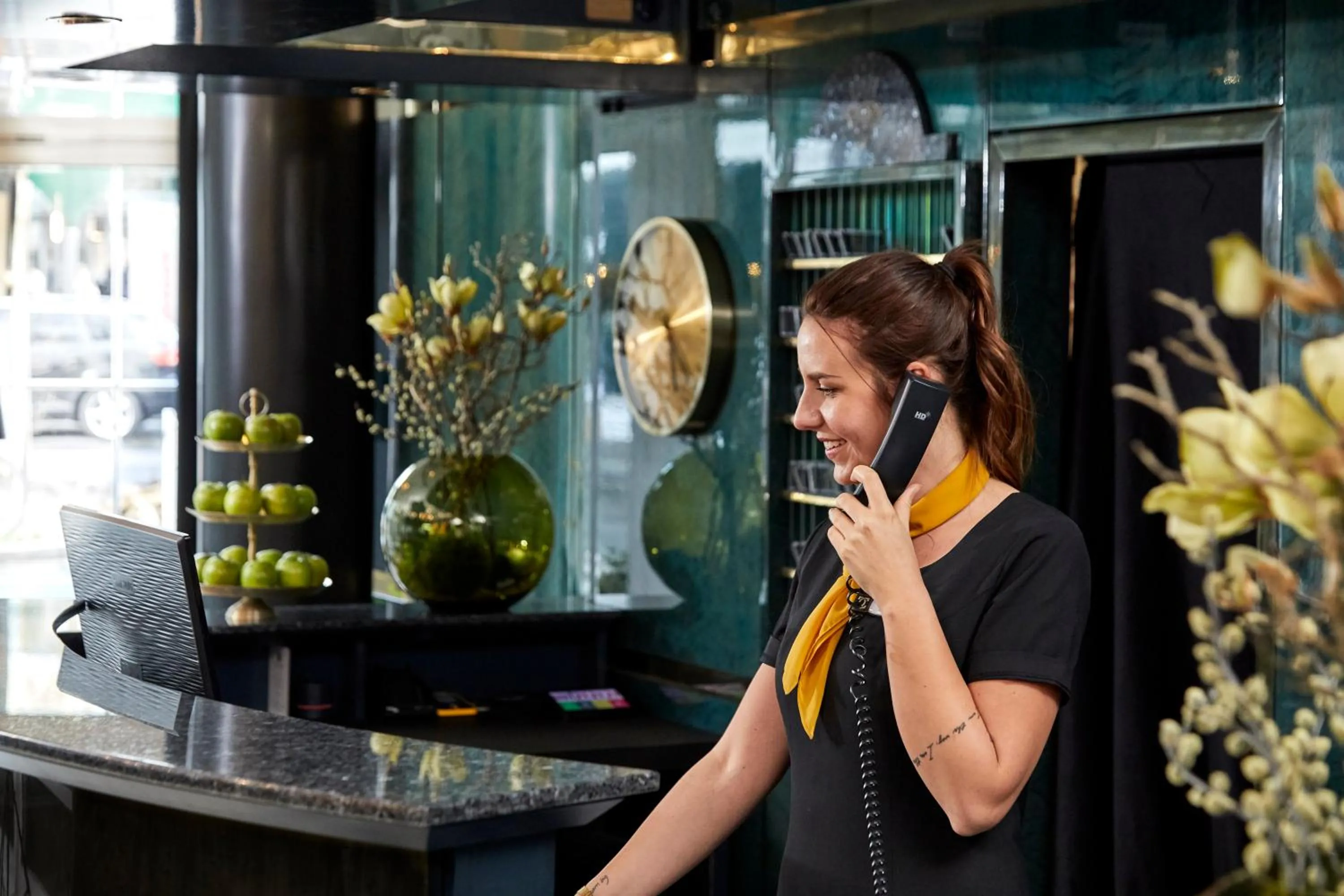 Staff in Das Carls Hotel