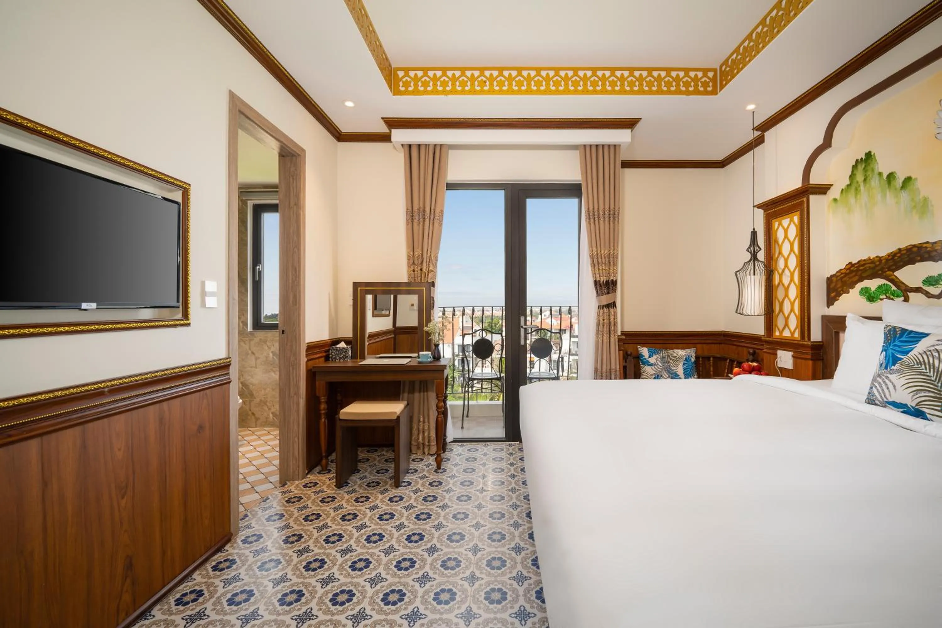 TV and multimedia, Bed in Soluna D'Annam - The Art of Hoi An Relaxation - formerly Hoi An Babylon Riverside Hotel