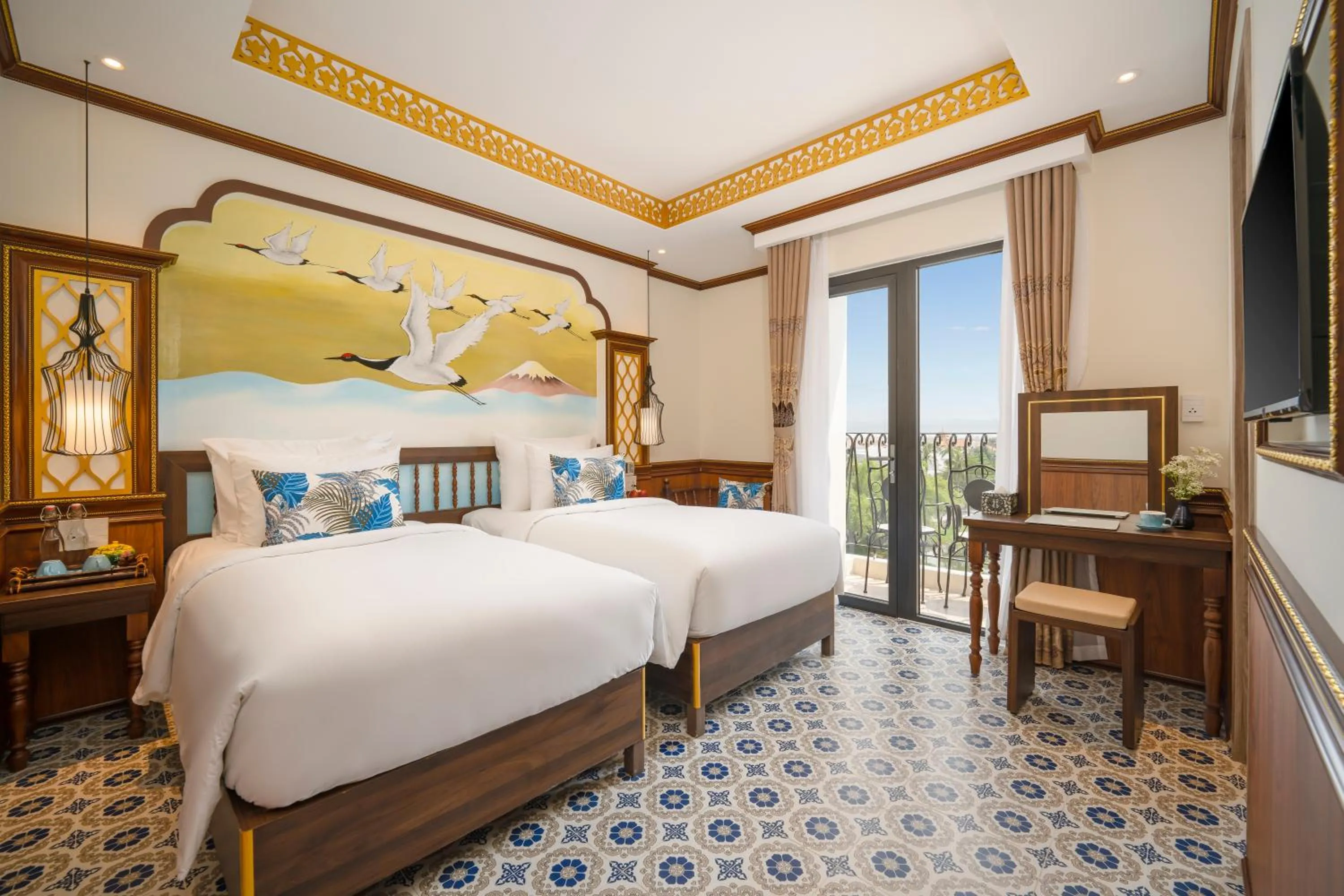 Photo of the whole room, Bed in Soluna D'Annam - The Art of Hoi An Relaxation - formerly Hoi An Babylon Riverside Hotel