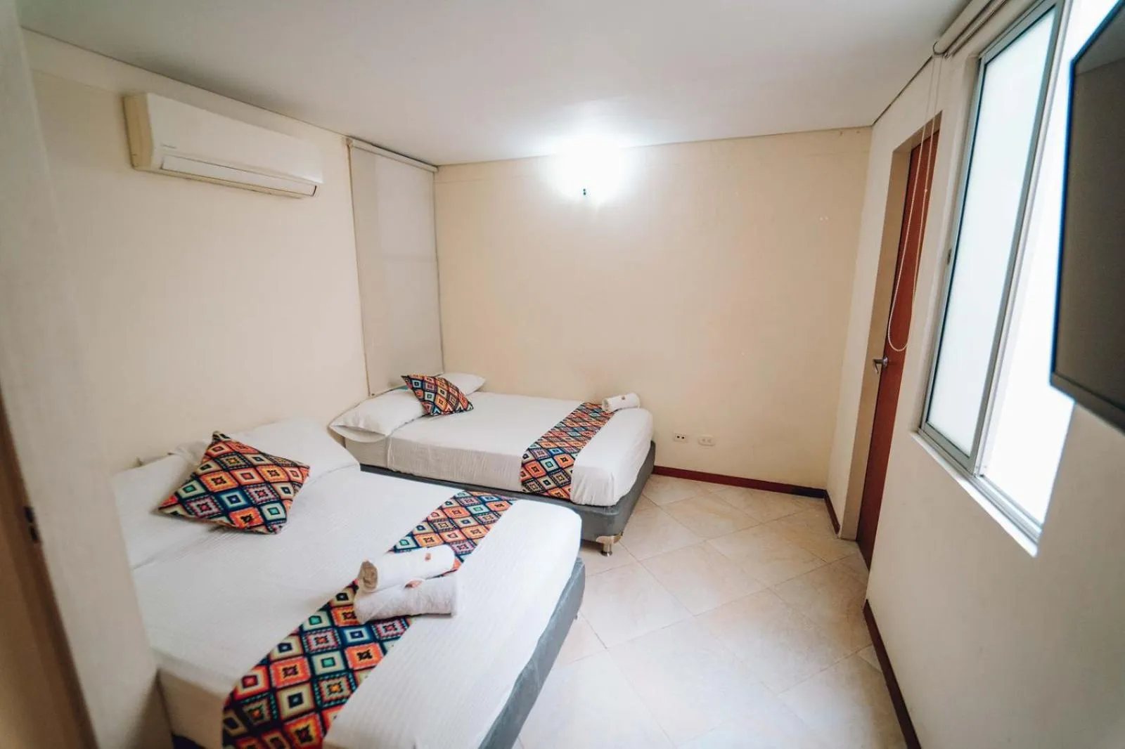 Bed in Hotel Santa Fe del Parque