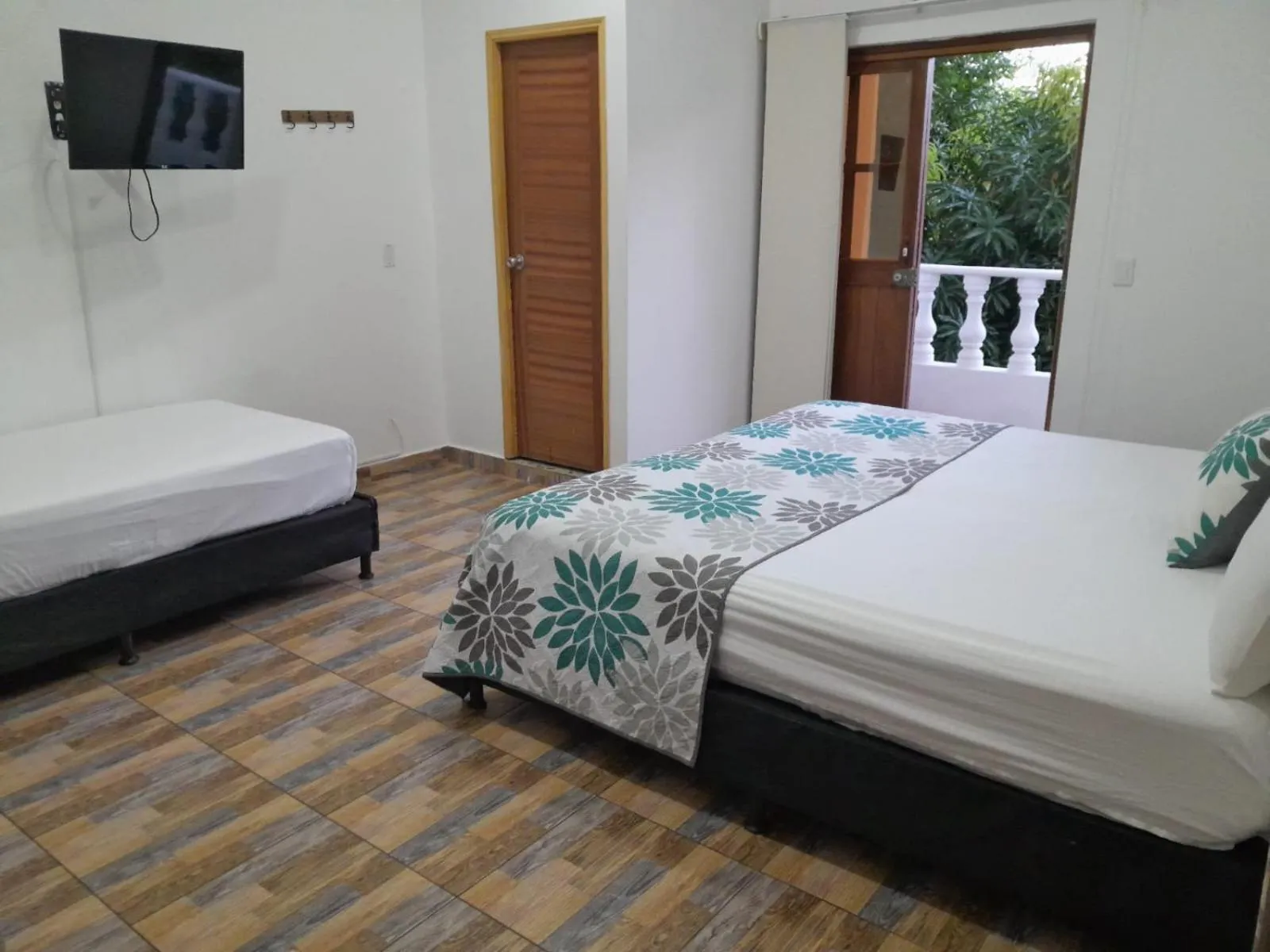 Bed in Hotel Santa Fe del Parque