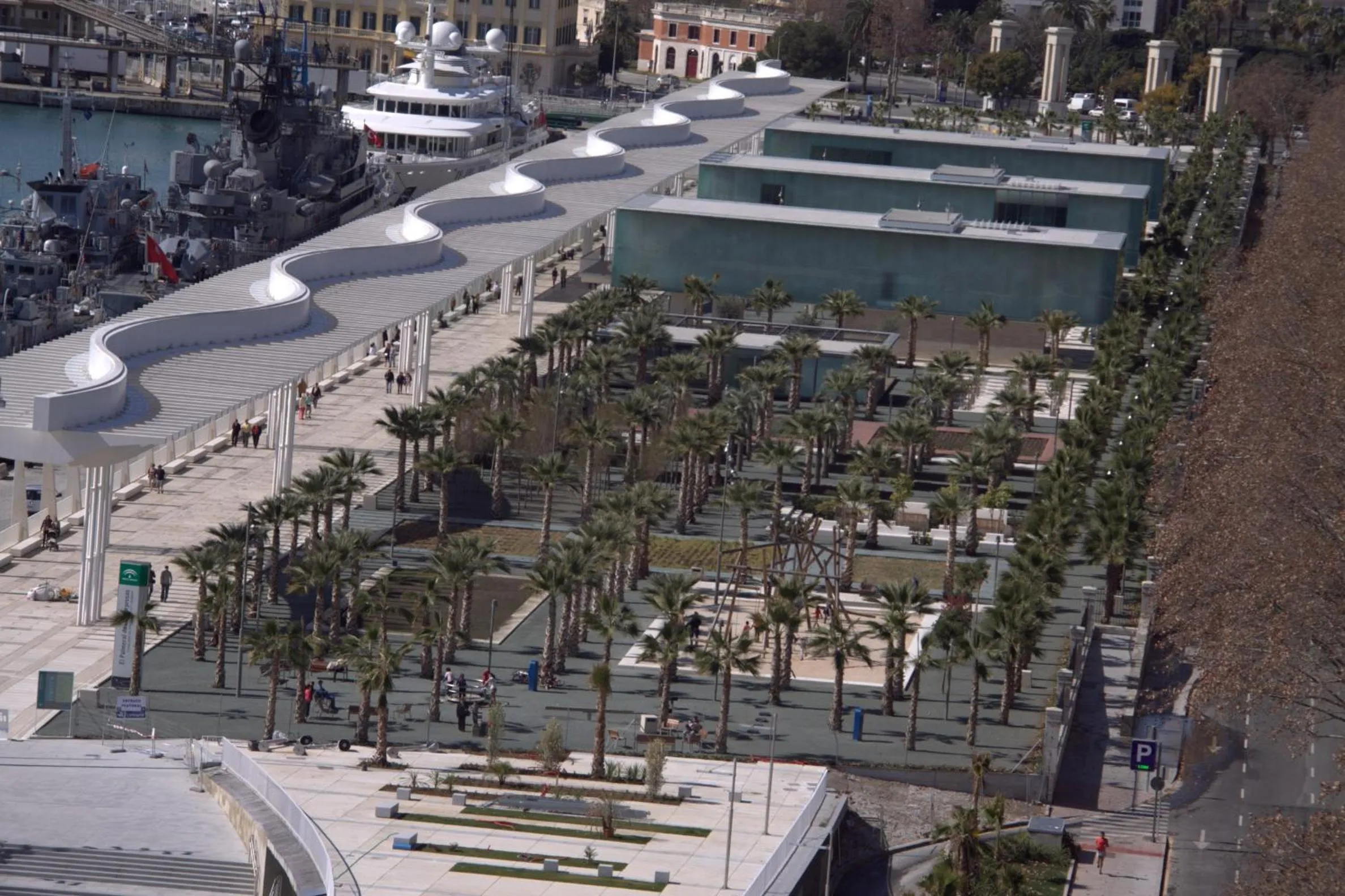 Bird's eye view in Hotel MS Maestranza Málaga Centro