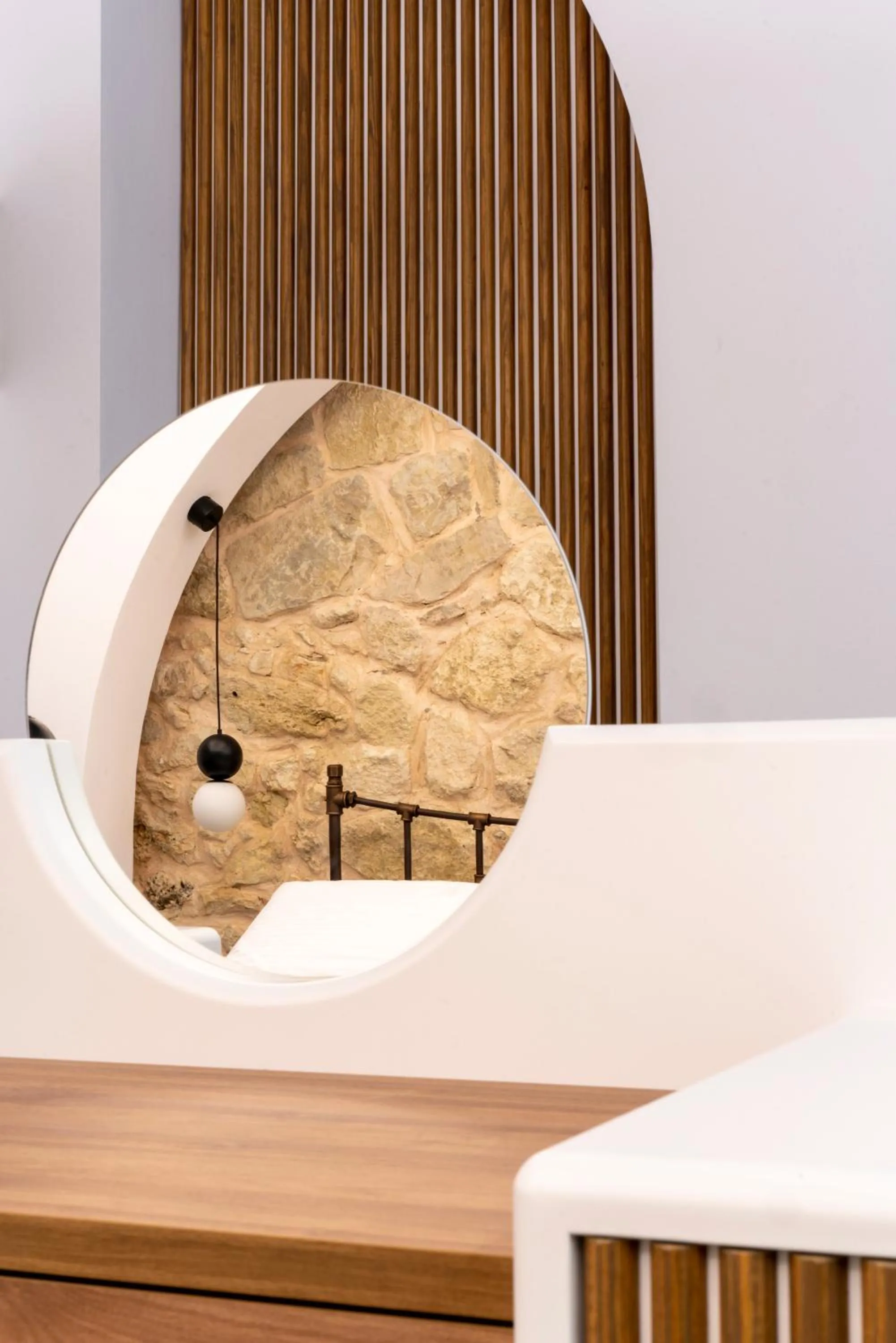 Decorative detail, Bed in Sartori Concept Hotel