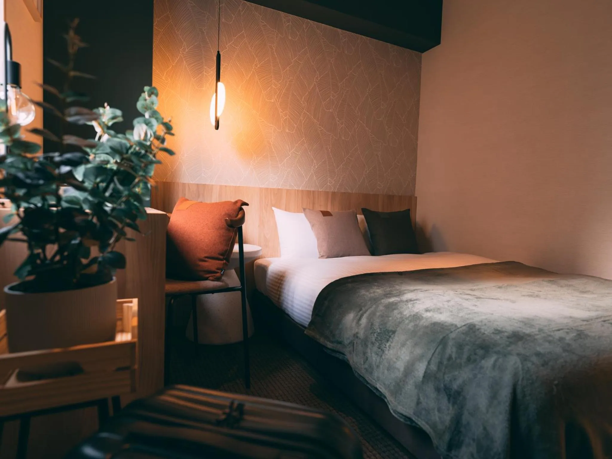 Photo of the whole room, Bed in R Hotel-The Atelier Shinsaibashi East