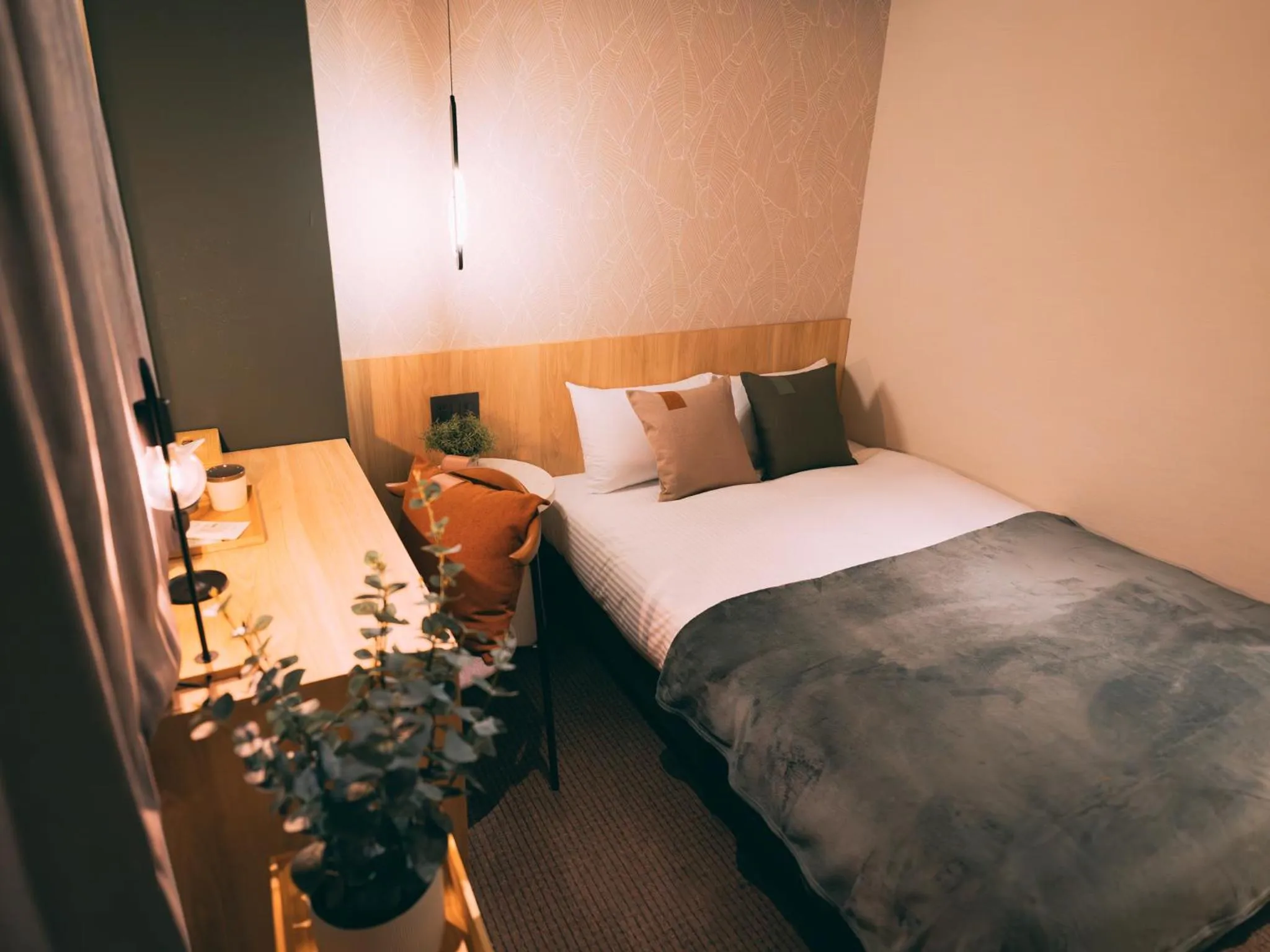 Bed in R Hotel-The Atelier Shinsaibashi East