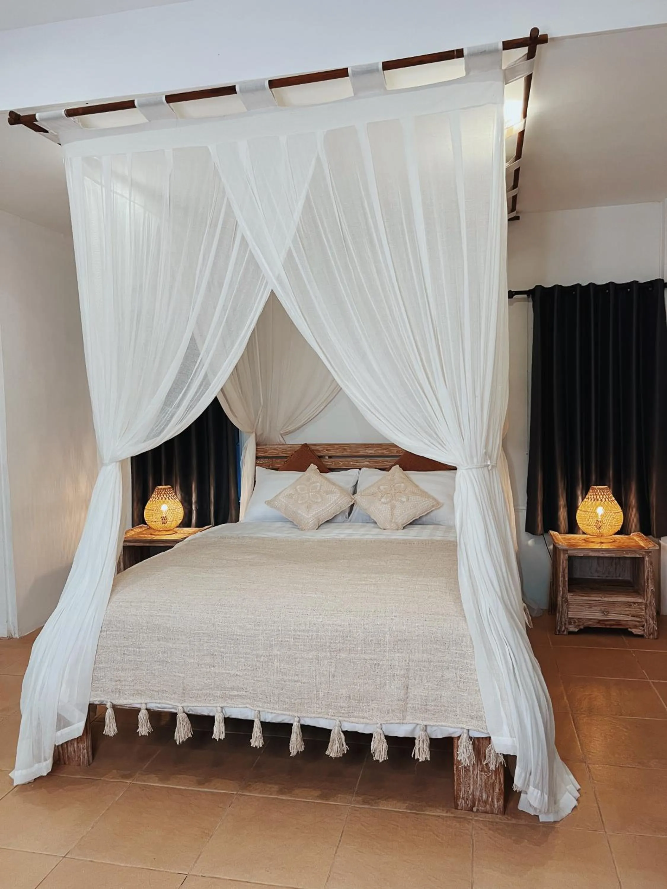 Bed in Villa Neshama