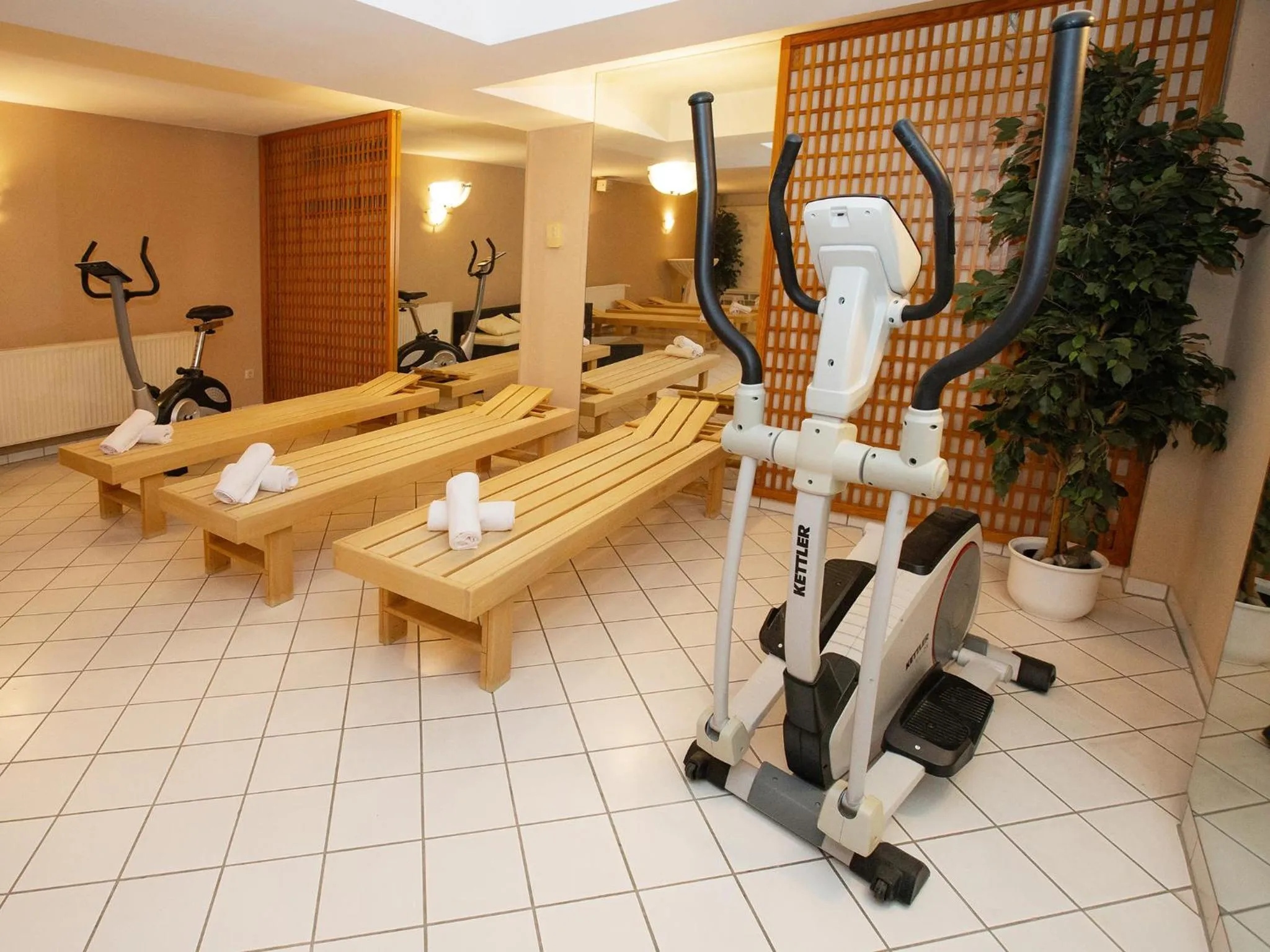 Fitness centre/facilities in DORMERO Hotel Greifswald