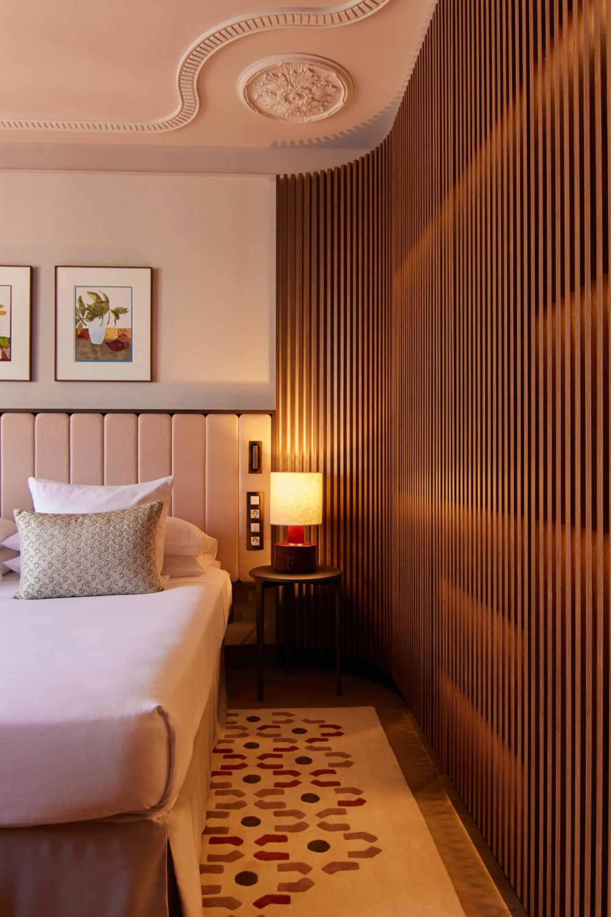 Decorative detail, Bed in Grand Hotel Central, Small Luxury Hotels