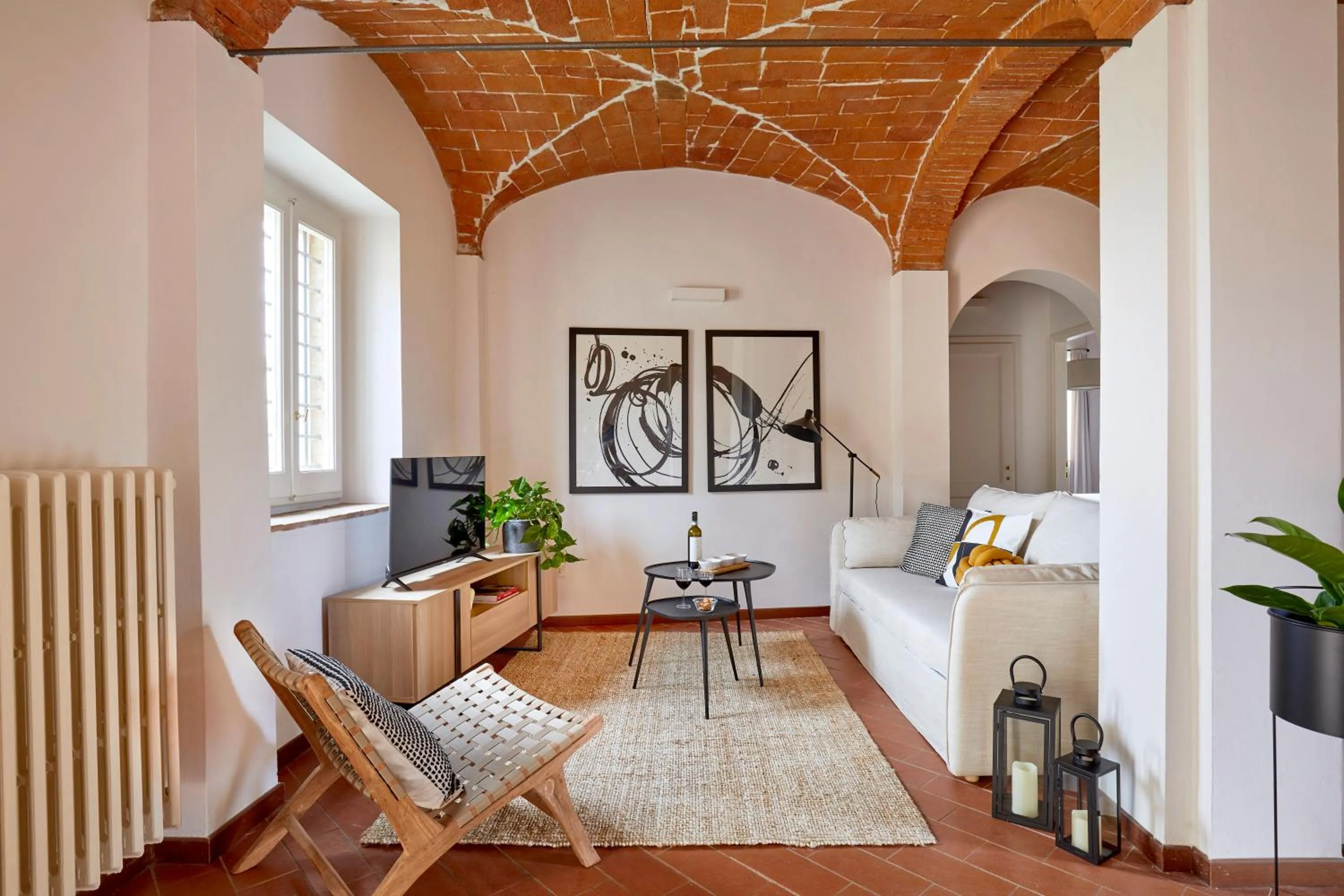 Living room in Agriturismo Borgo Scaffaia