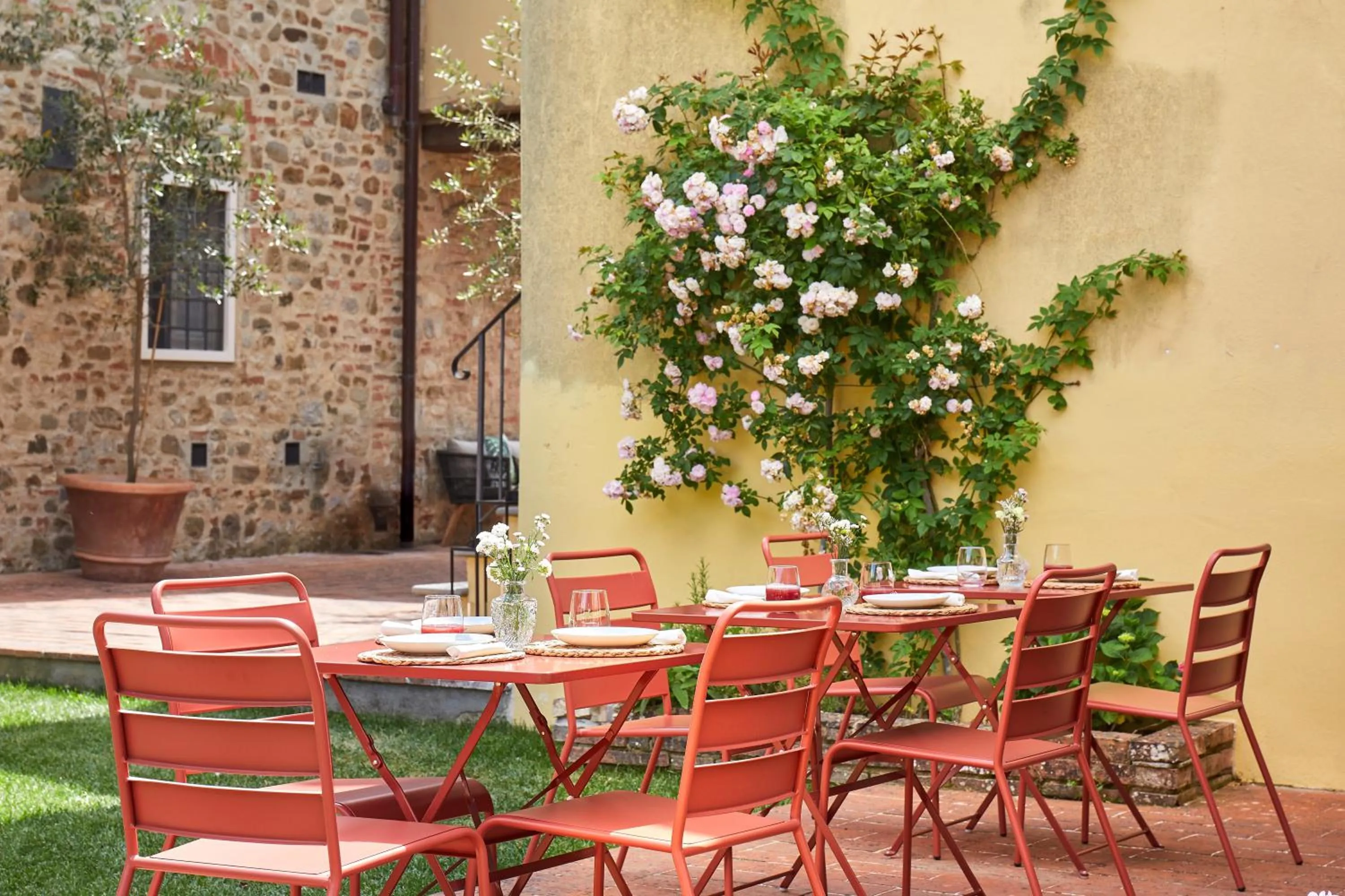Patio in Agriturismo Borgo Scaffaia