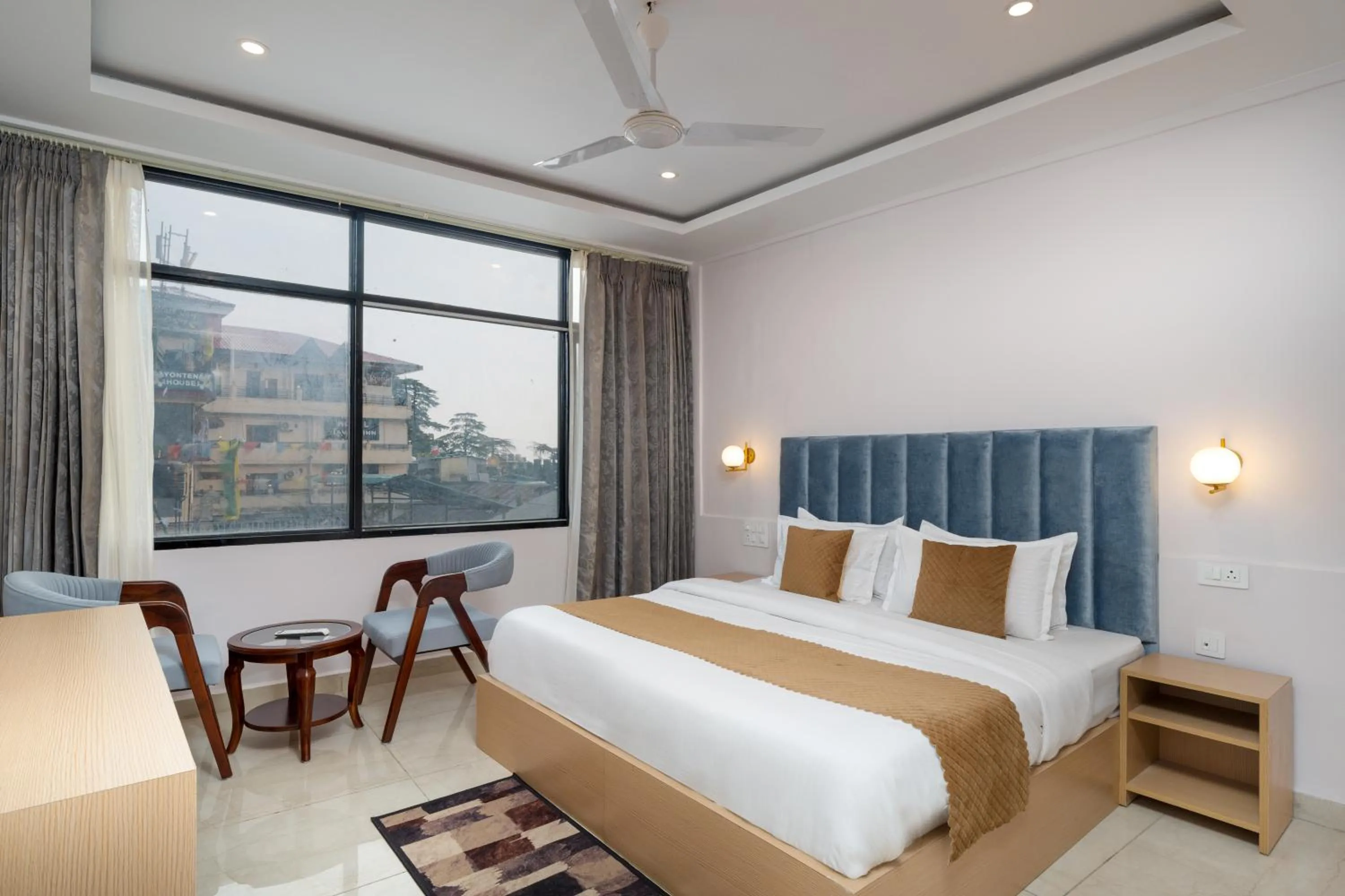 Bedroom, Bed in Hotel Buddha's Abode- Best Hotel in McleodGanj Main Market