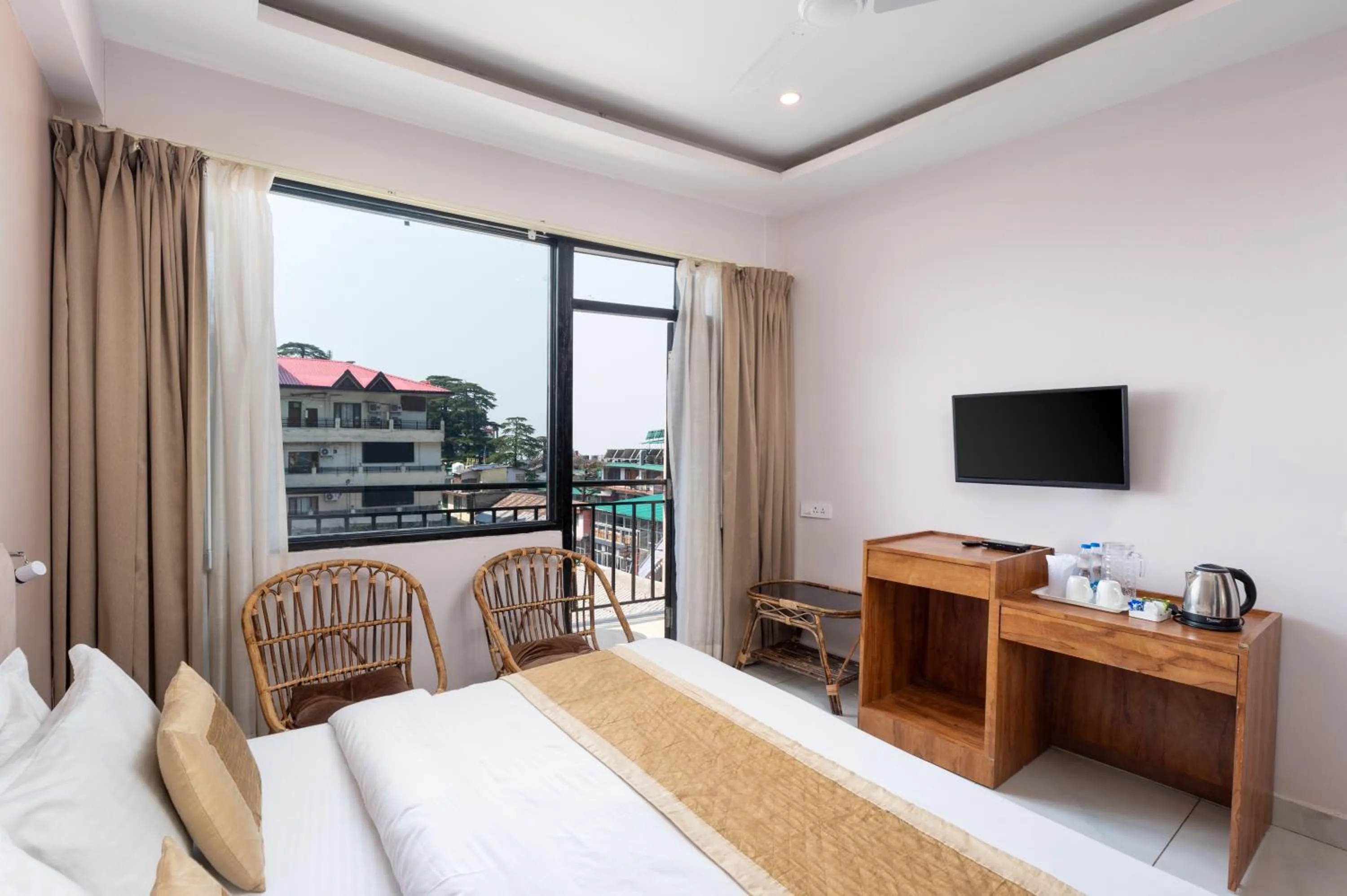 Bed in Hotel Buddha's Abode- Best Hotel in McleodGanj Main Market