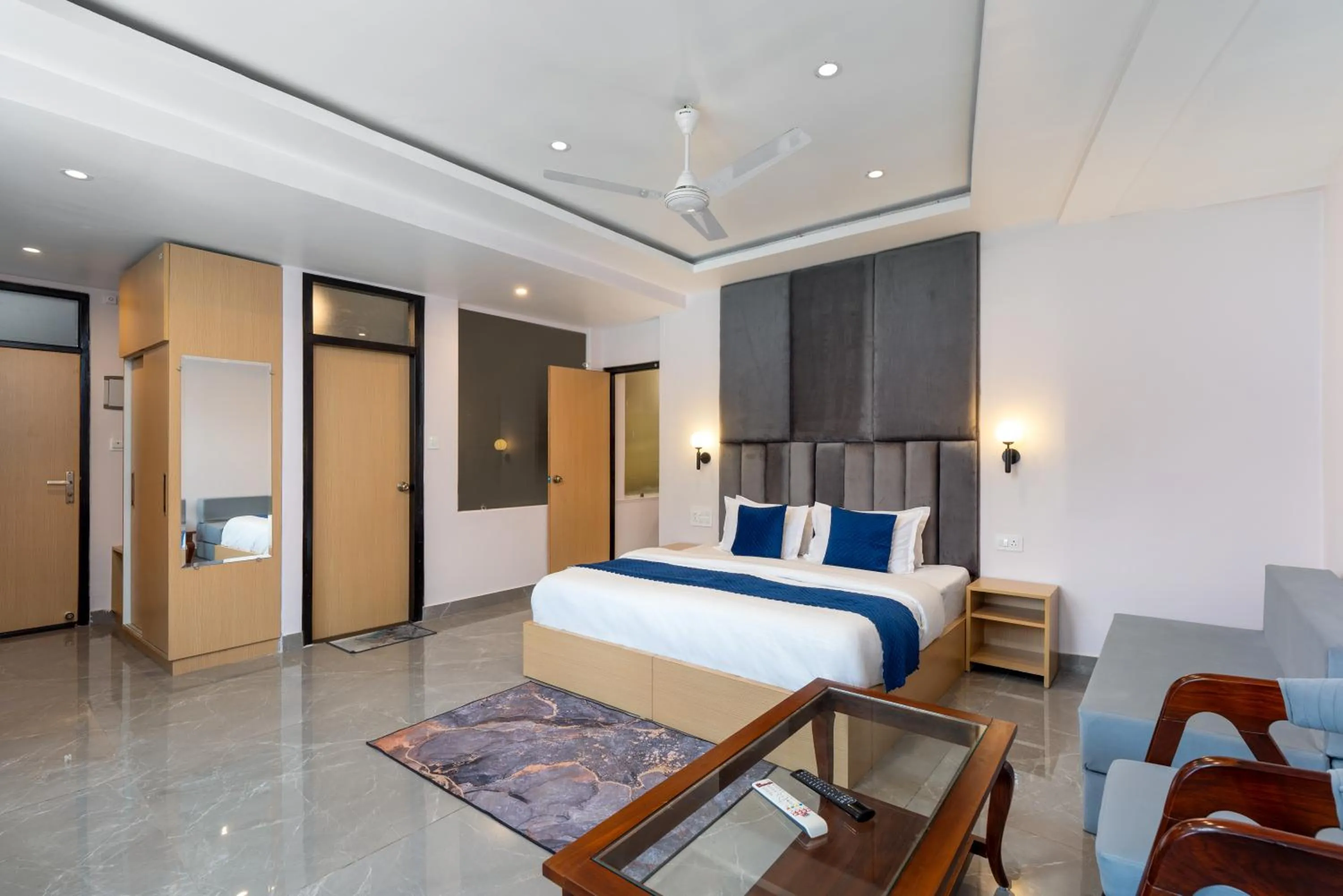 Photo of the whole room, Bed in Hotel Buddha's Abode- Best Hotel in McleodGanj Main Market