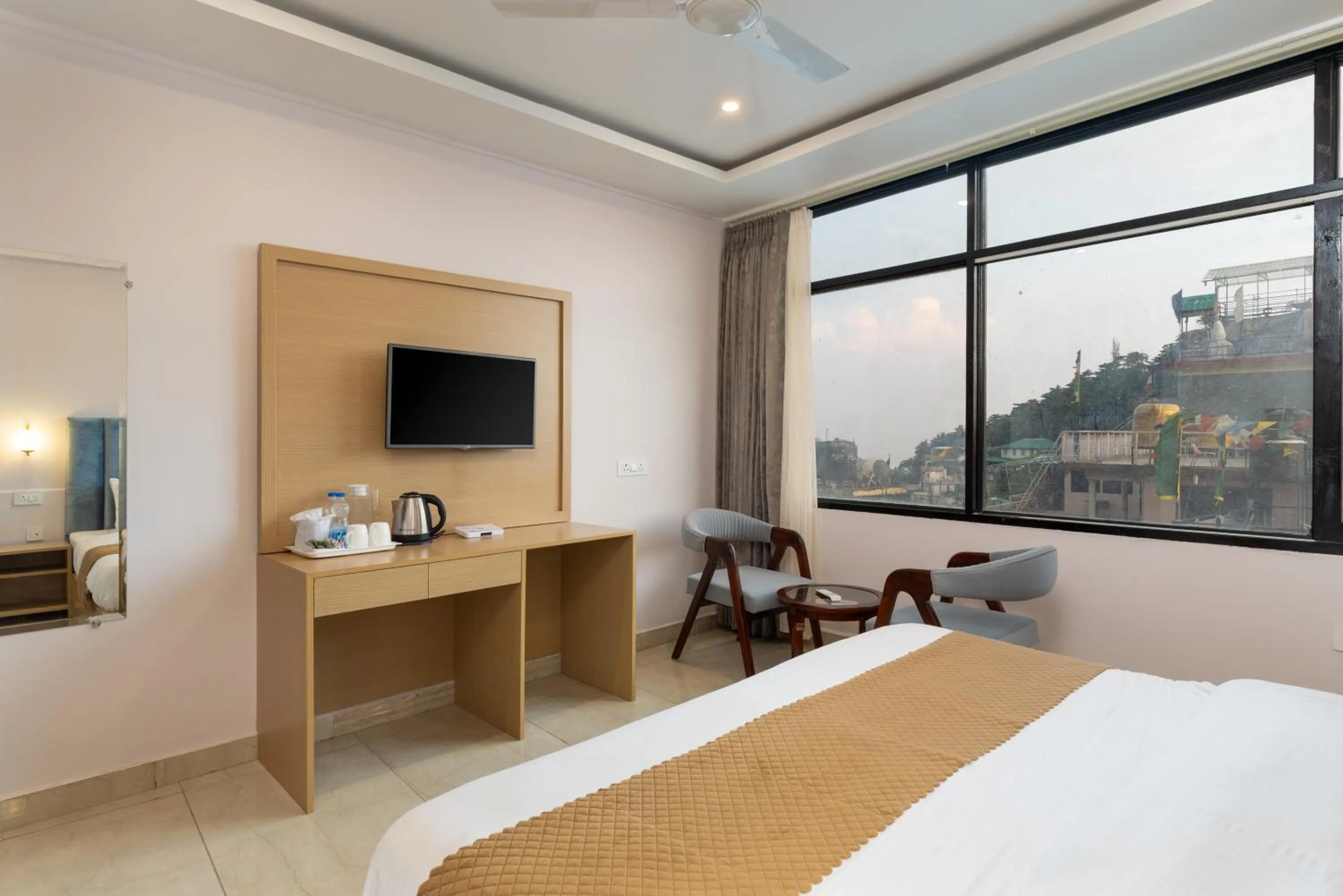 Bedroom, Bed in Hotel Buddha's Abode- Best Hotel in McleodGanj Main Market