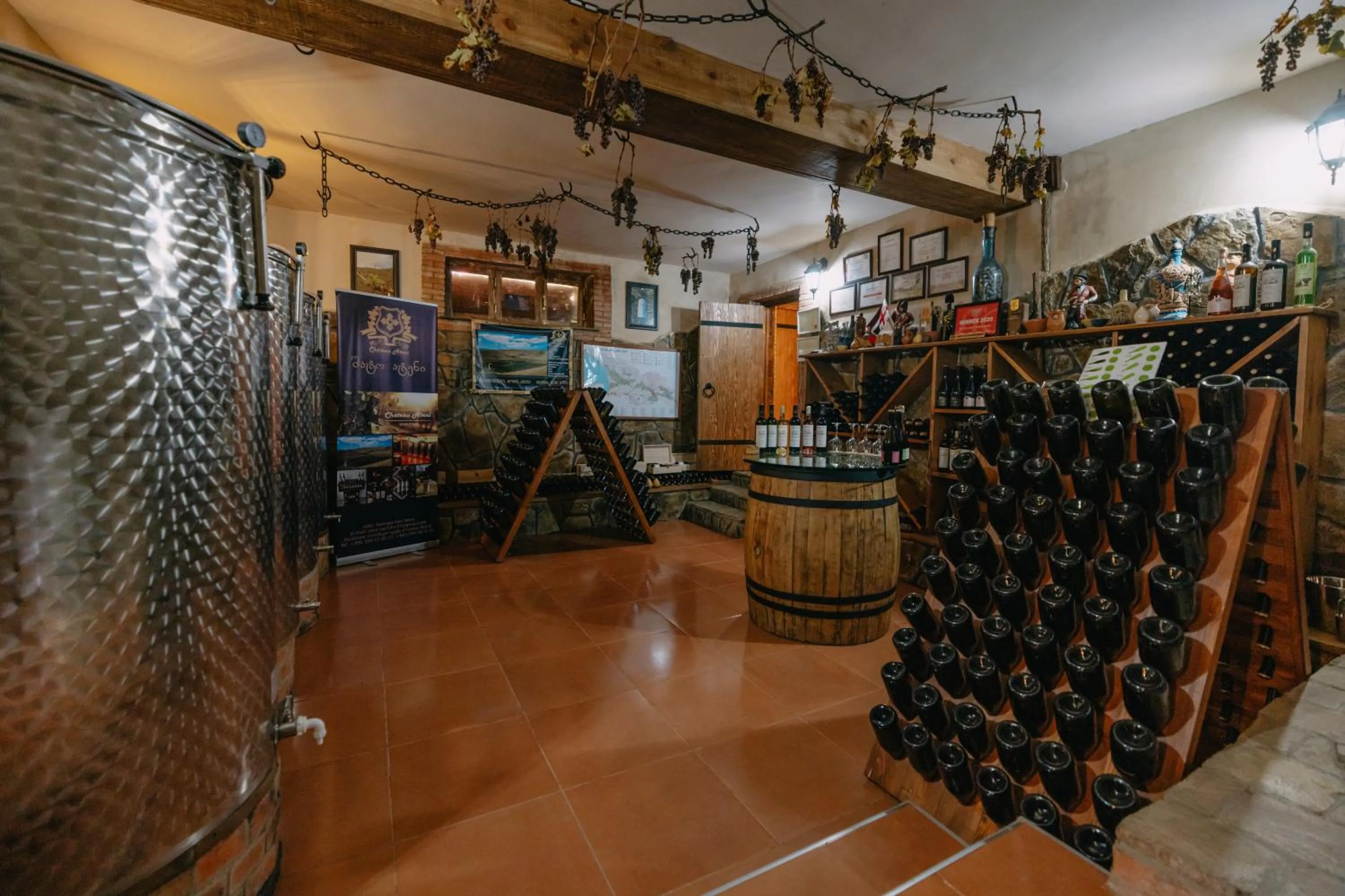 Alcoholic drinks in Chateau Ateni Cottages