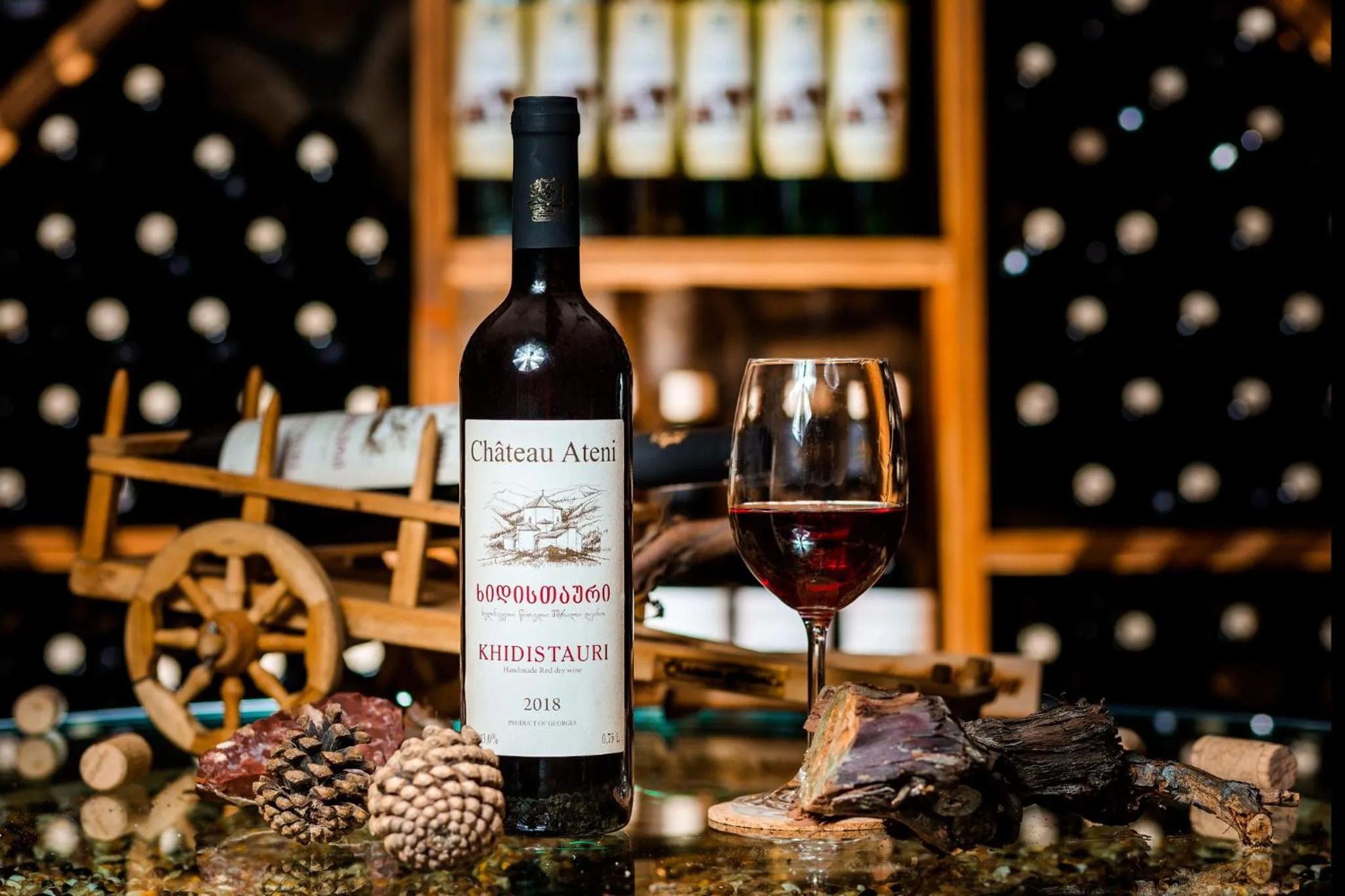 Alcoholic drinks in Chateau Ateni Cottages