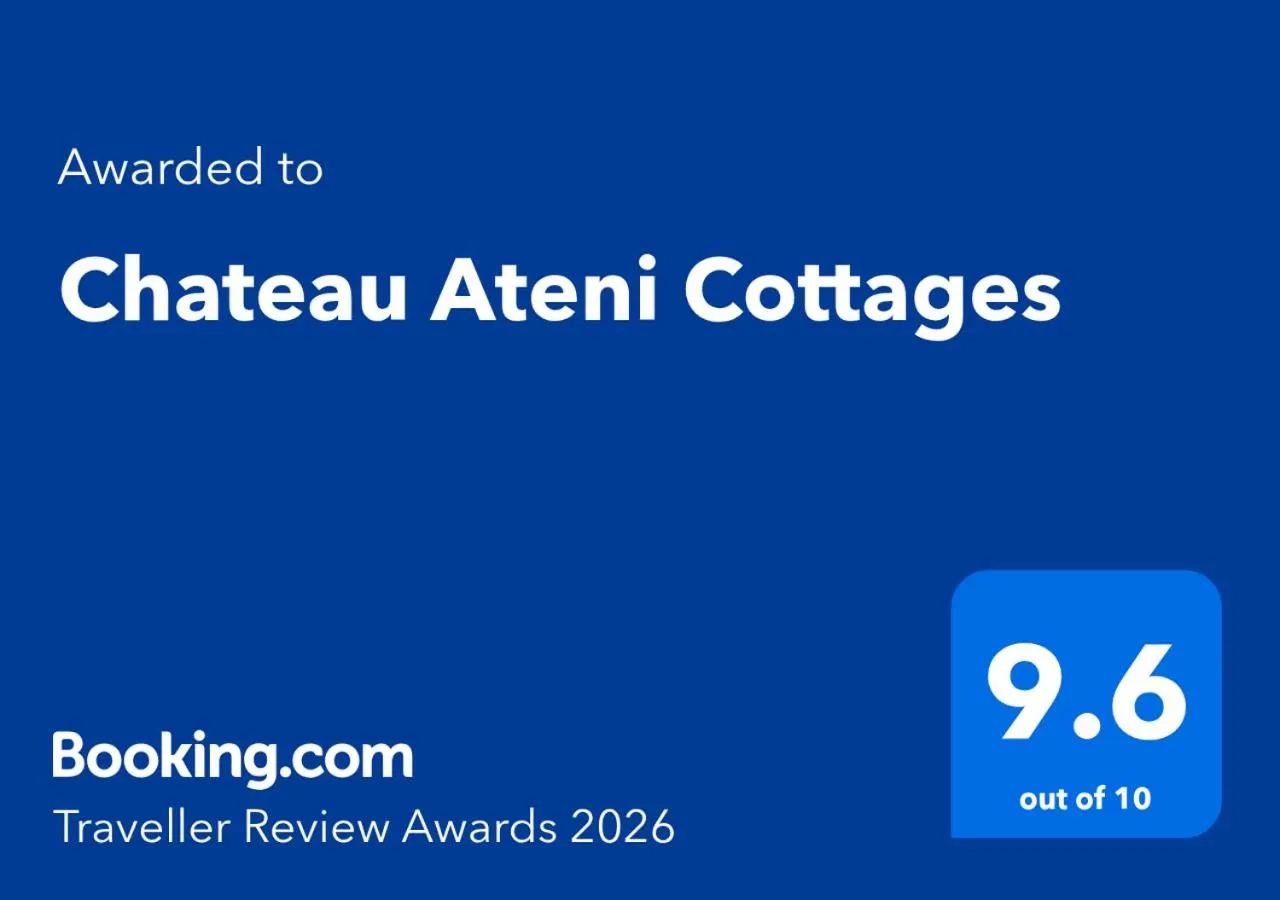 Certificate/Award in Chateau Ateni Cottages