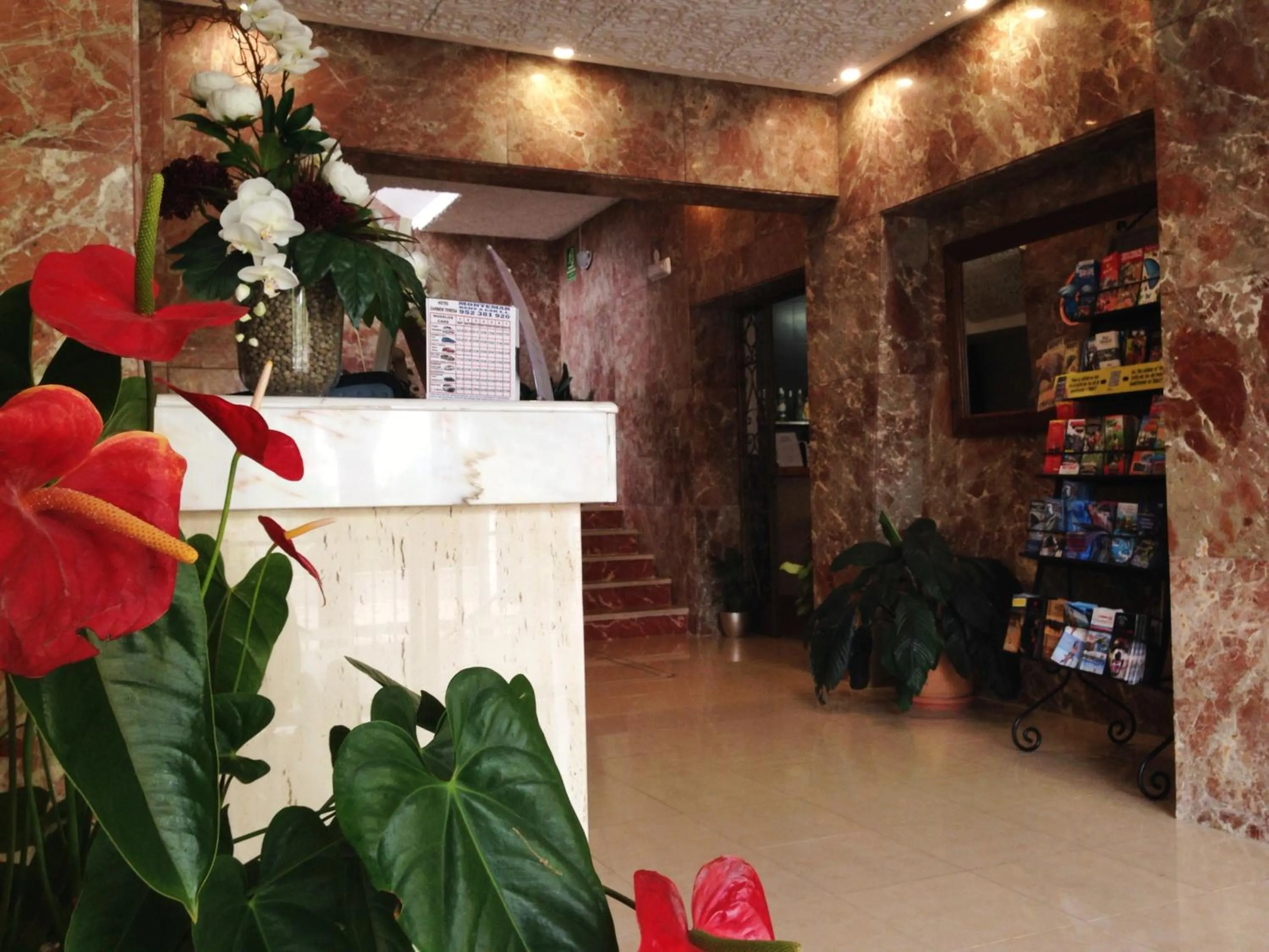 Lobby or reception in Hotel Carmen Teresa
