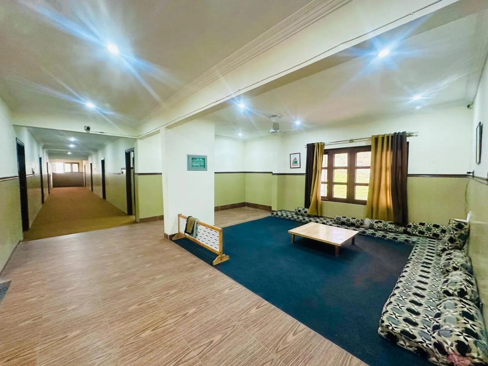 Seating area in The Yak Motel