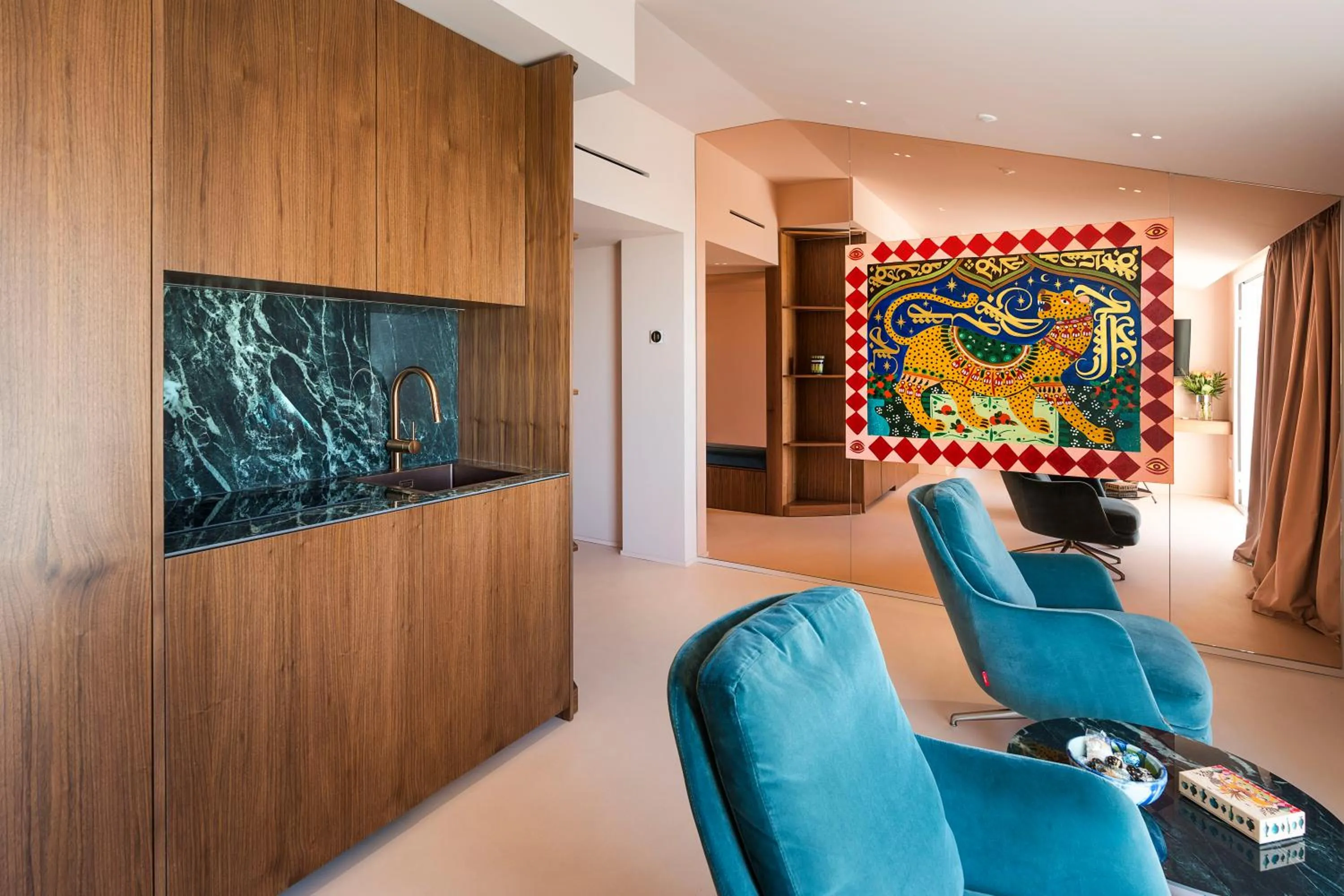 Kitchen or kitchenette in Taormina Infinity Suites