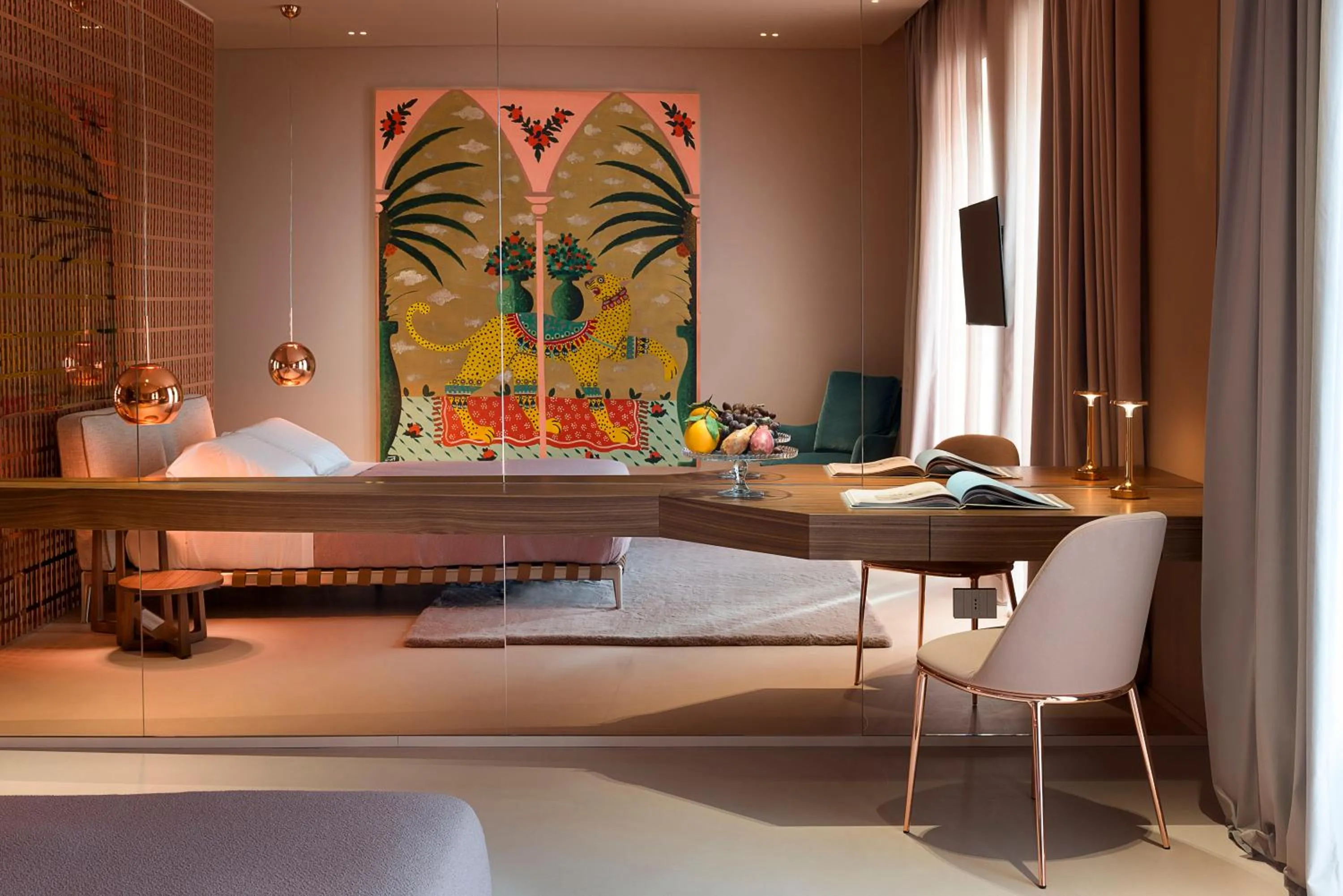 Seating area in Taormina Infinity Suites