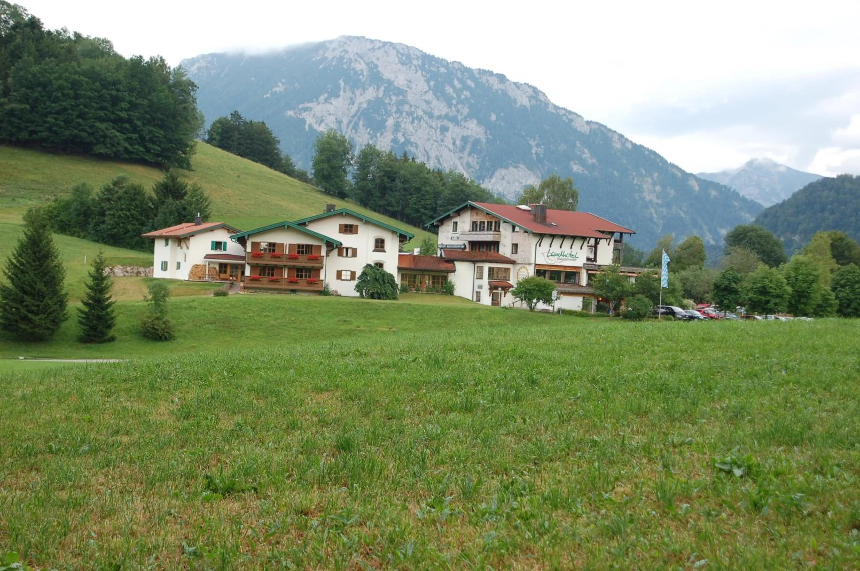Bird's eye view in Landhotel Maiergschwendt inkl Chiemgaukarte