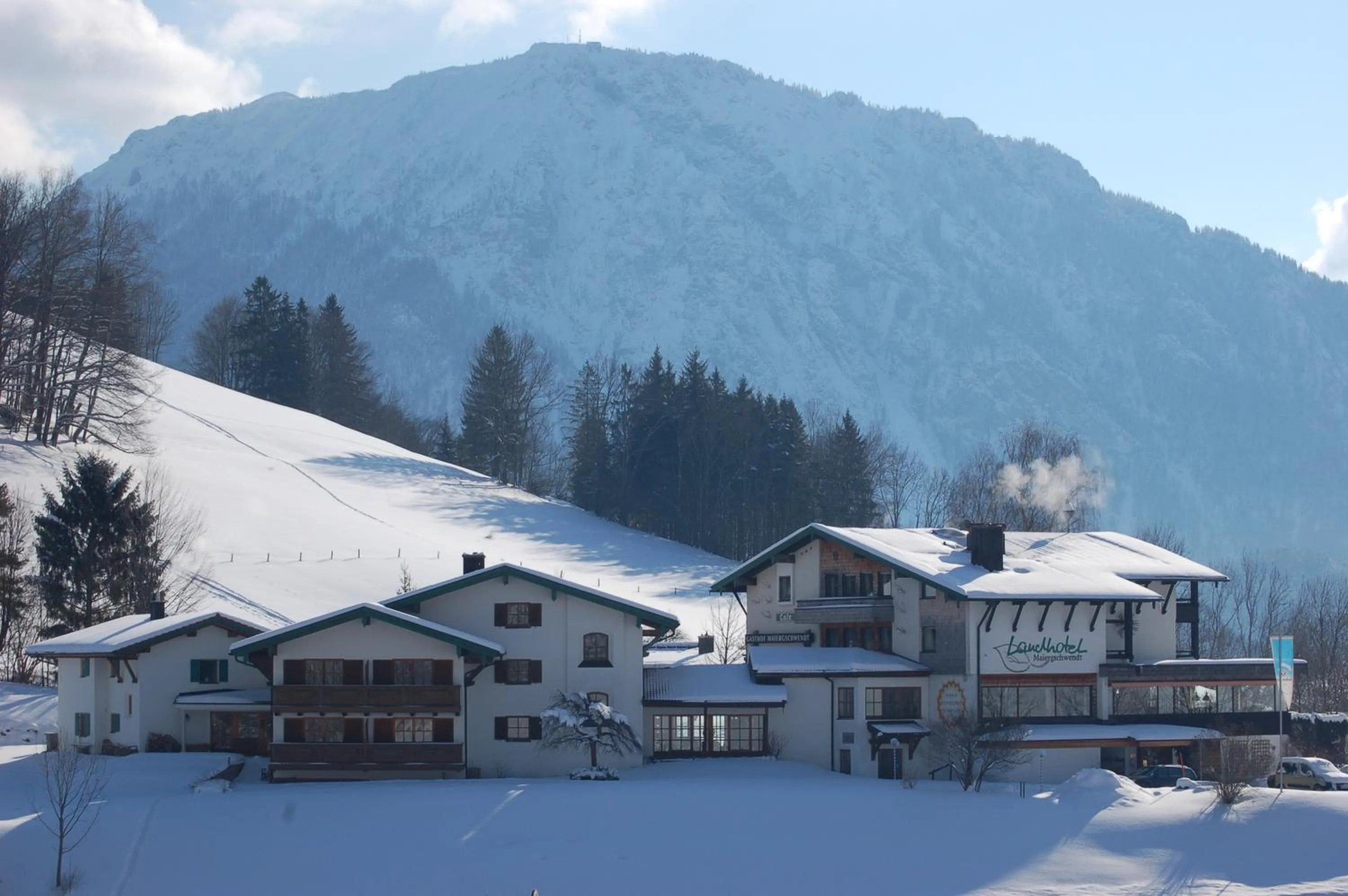 Facade/entrance in Landhotel Maiergschwendt inkl Chiemgaukarte