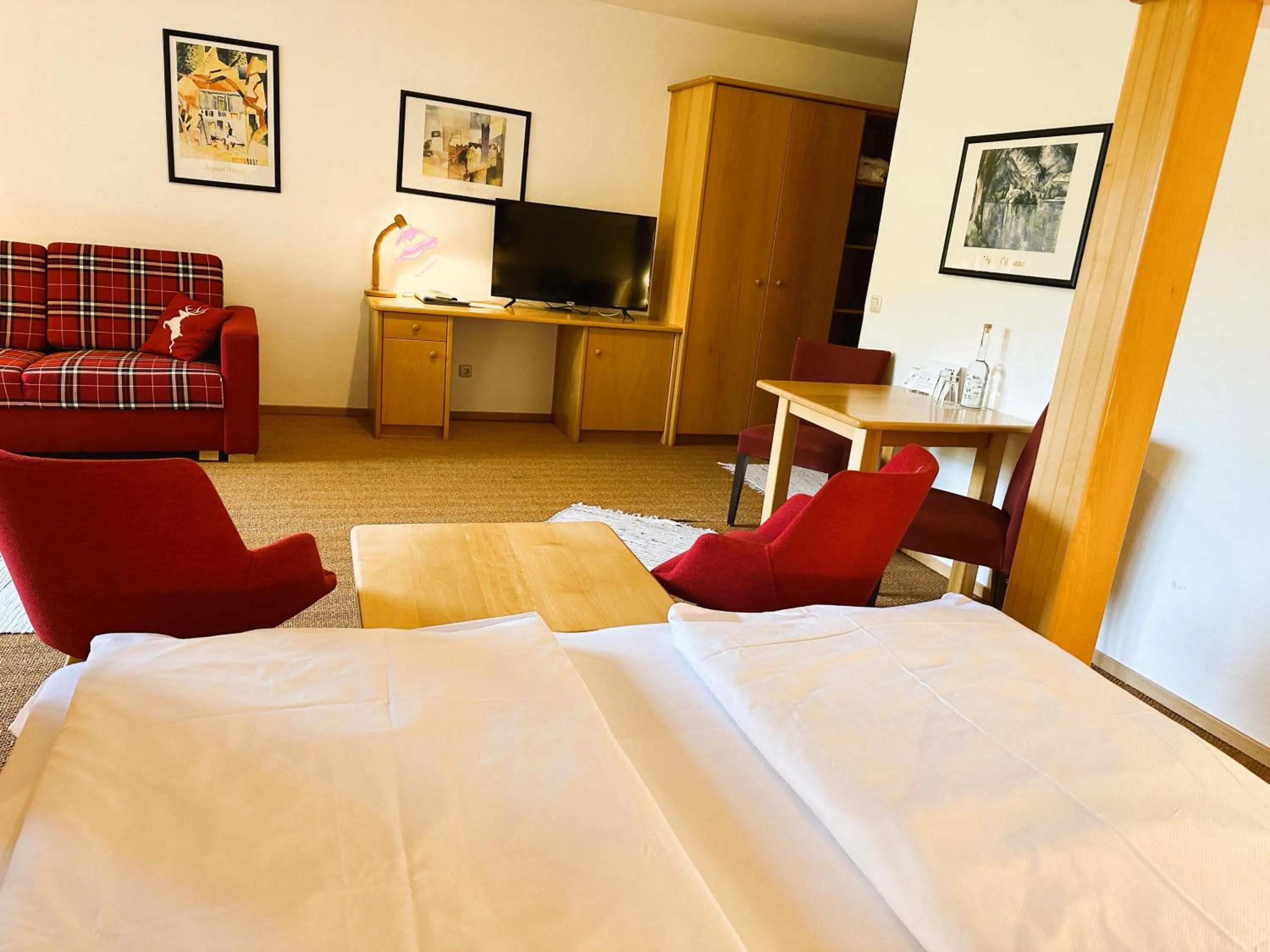 Photo of the whole room, Bed in Landhotel Maiergschwendt inkl Chiemgaukarte