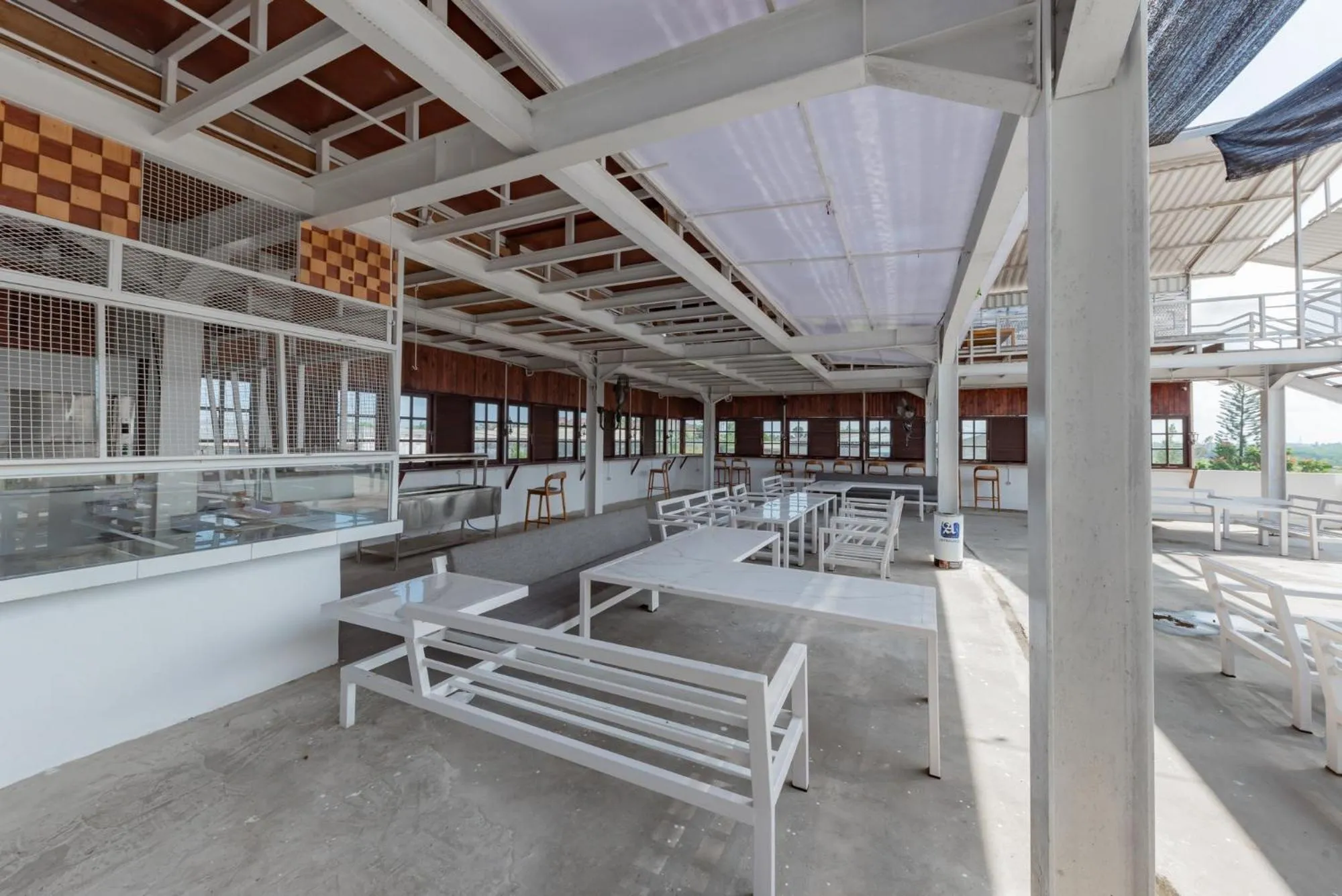 Seating area in Urbanview Hotel The Tang Balikpapan by RedDoorz