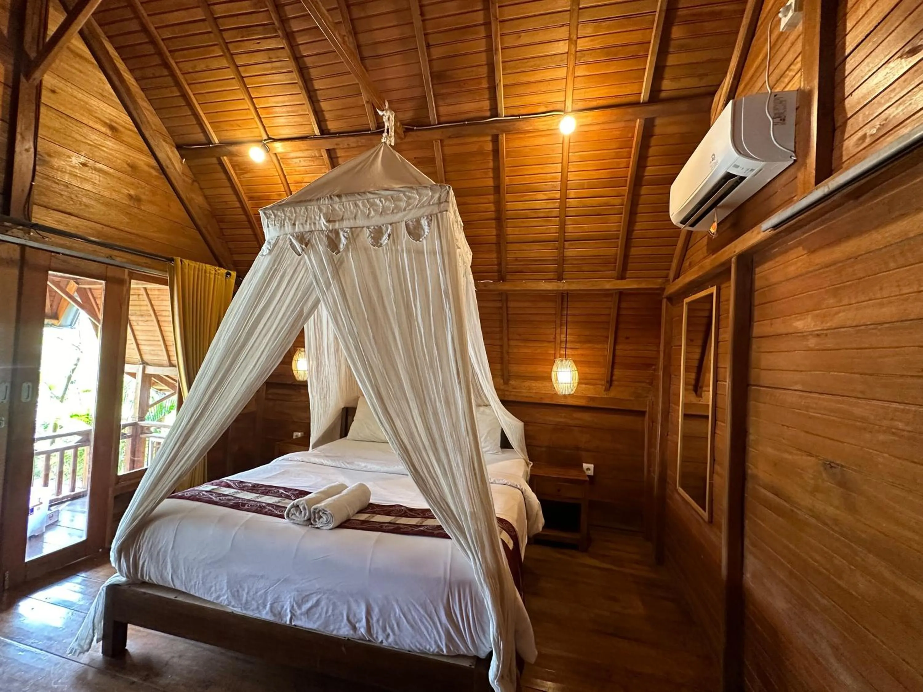 Bed in Sunset Hill Penida Resort