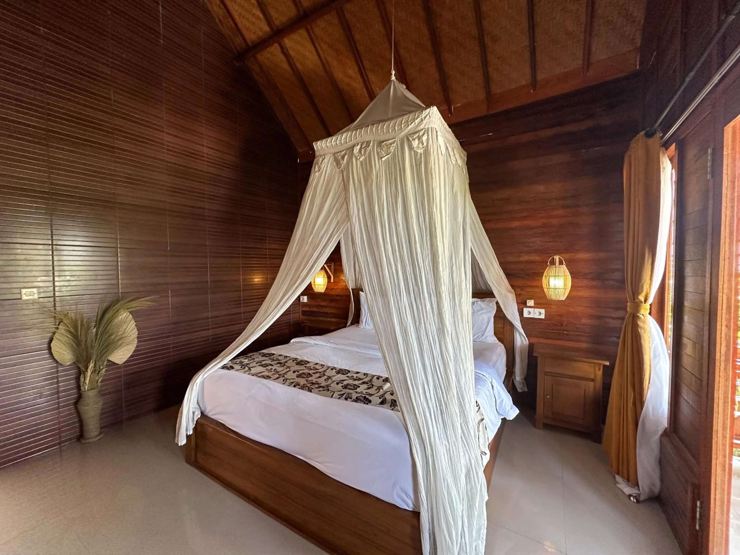 Bed in Sunset Hill Penida Resort