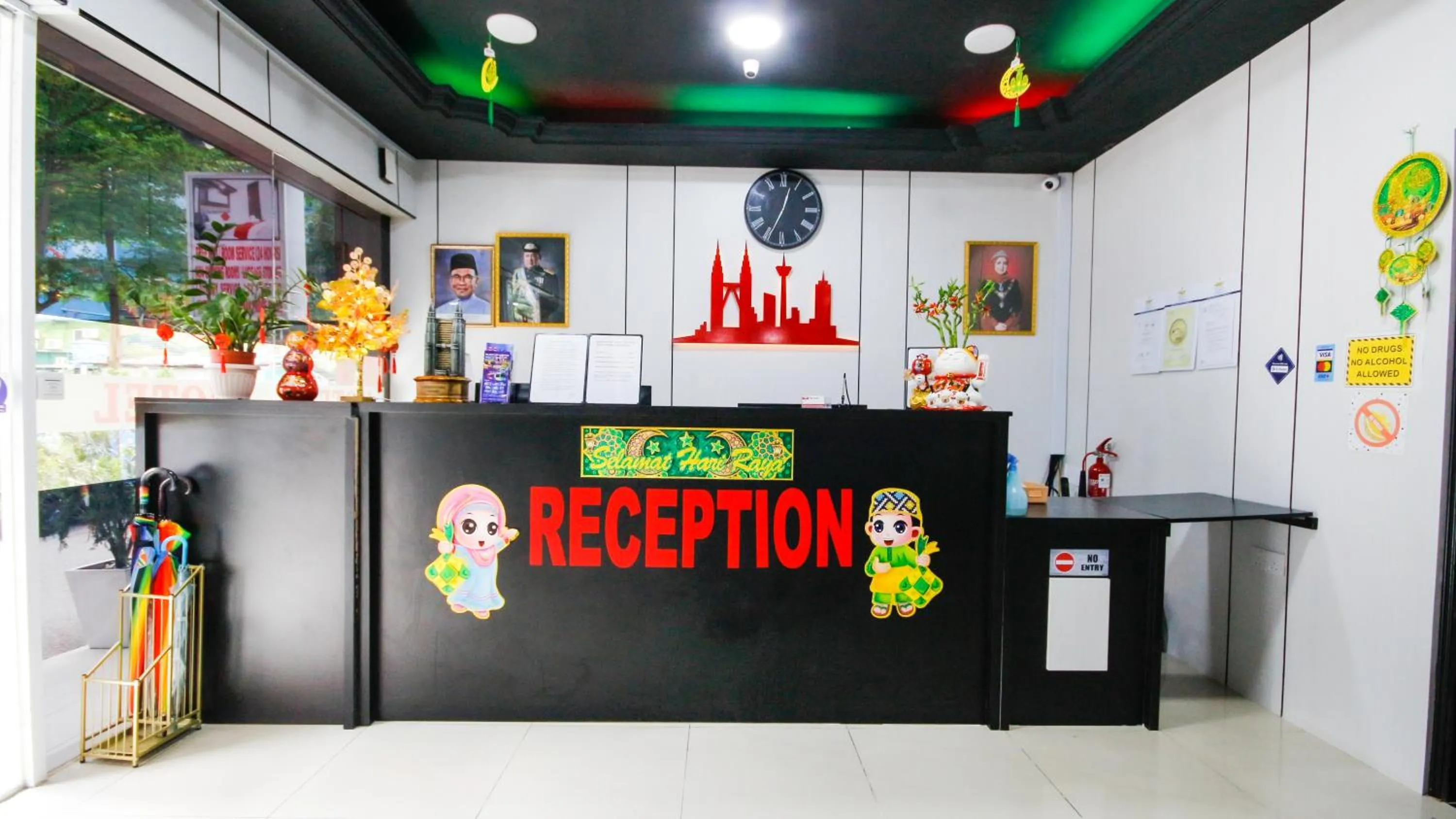 Lobby or reception in Red Velvet Inn Bukit Bintang