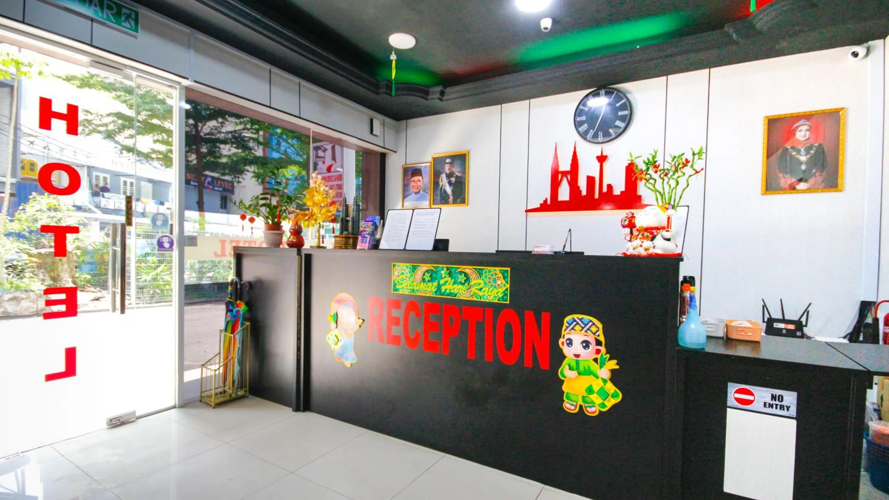 Lobby or reception in Red Velvet Inn Bukit Bintang