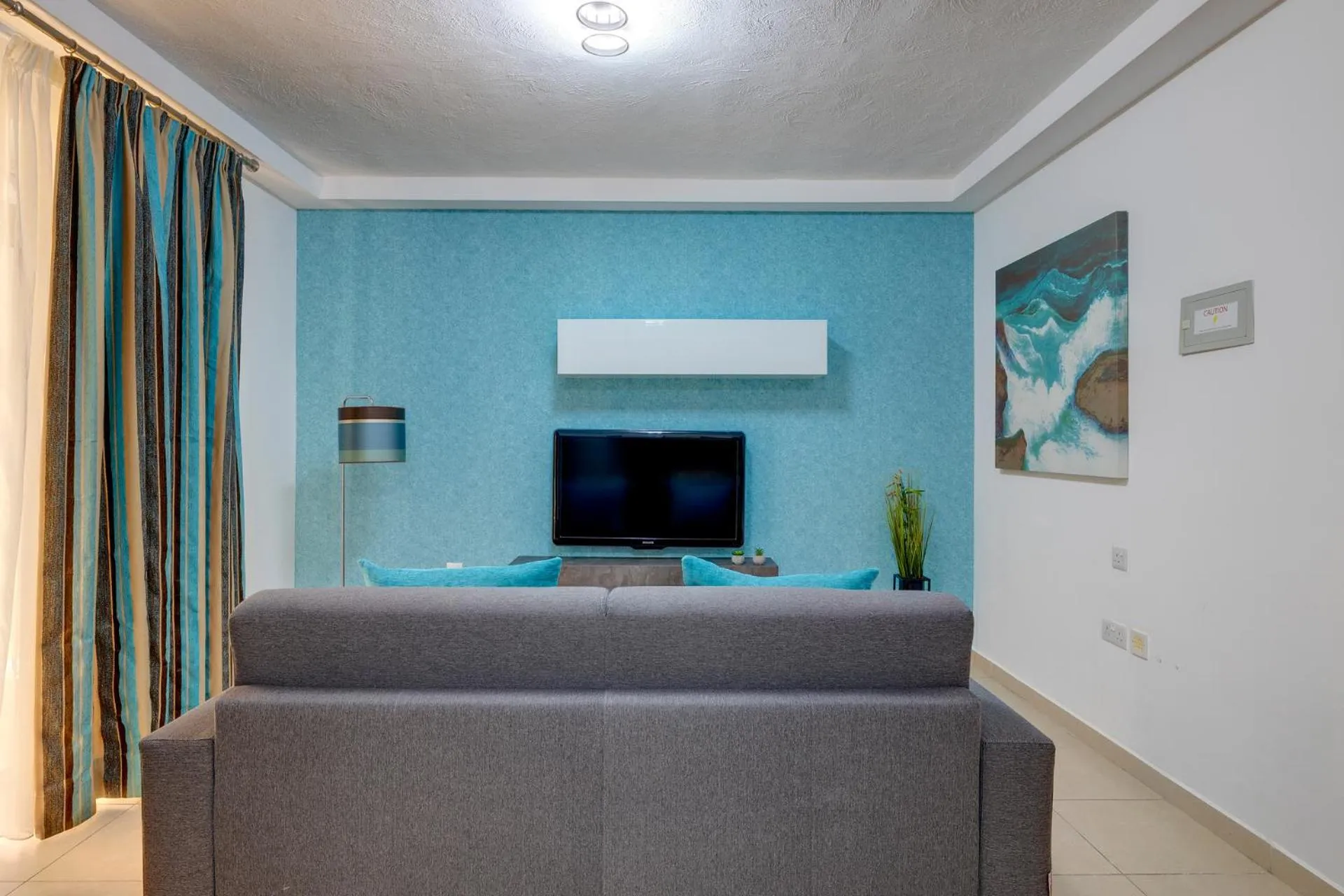 Living room in Sliema Tigne Suites