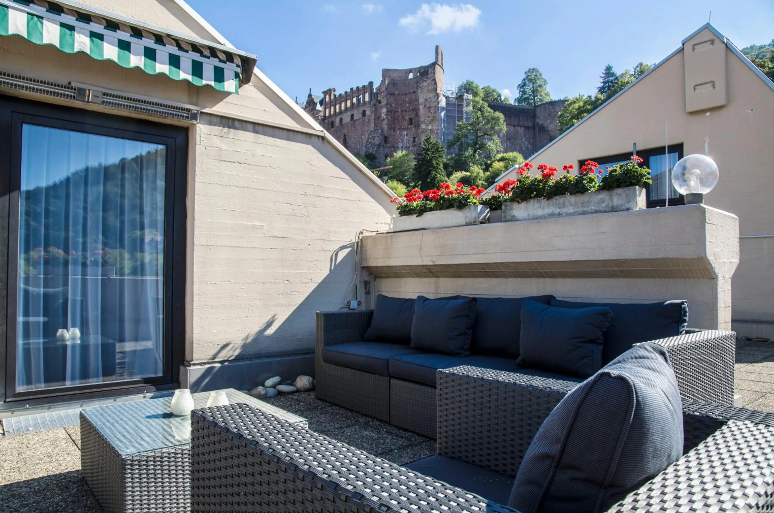 Balcony/Terrace in Hotel am Schloss