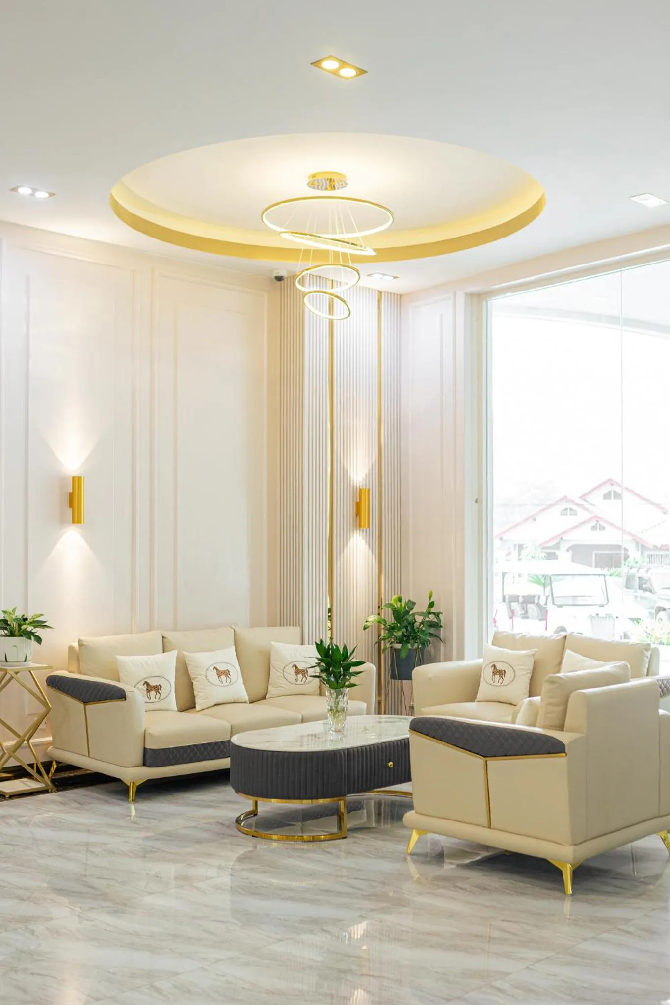 Living room in S Vangvieng Boutique Hotel