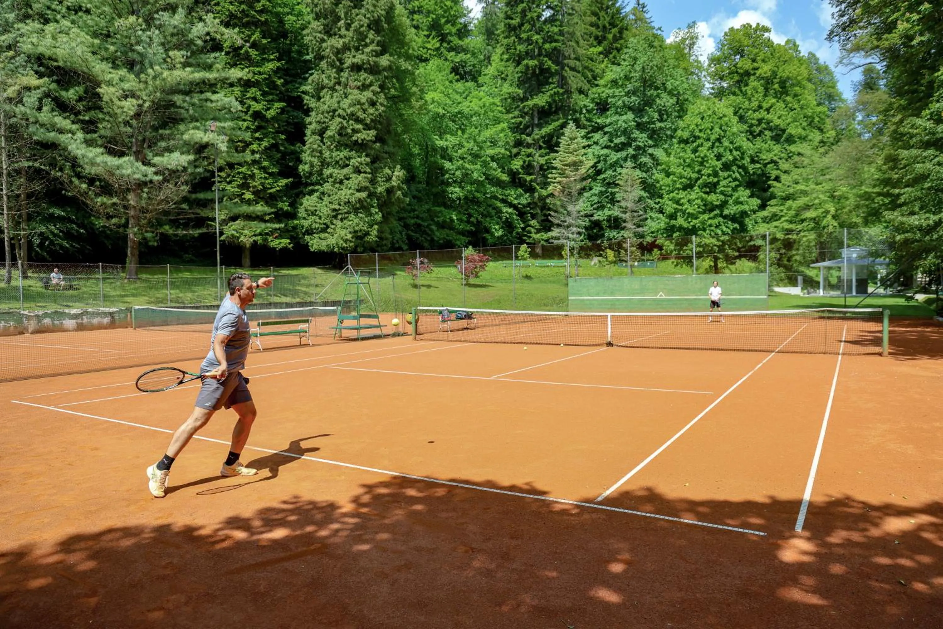 Tennis court in Hotel Švicarija - Terme Dobrna
