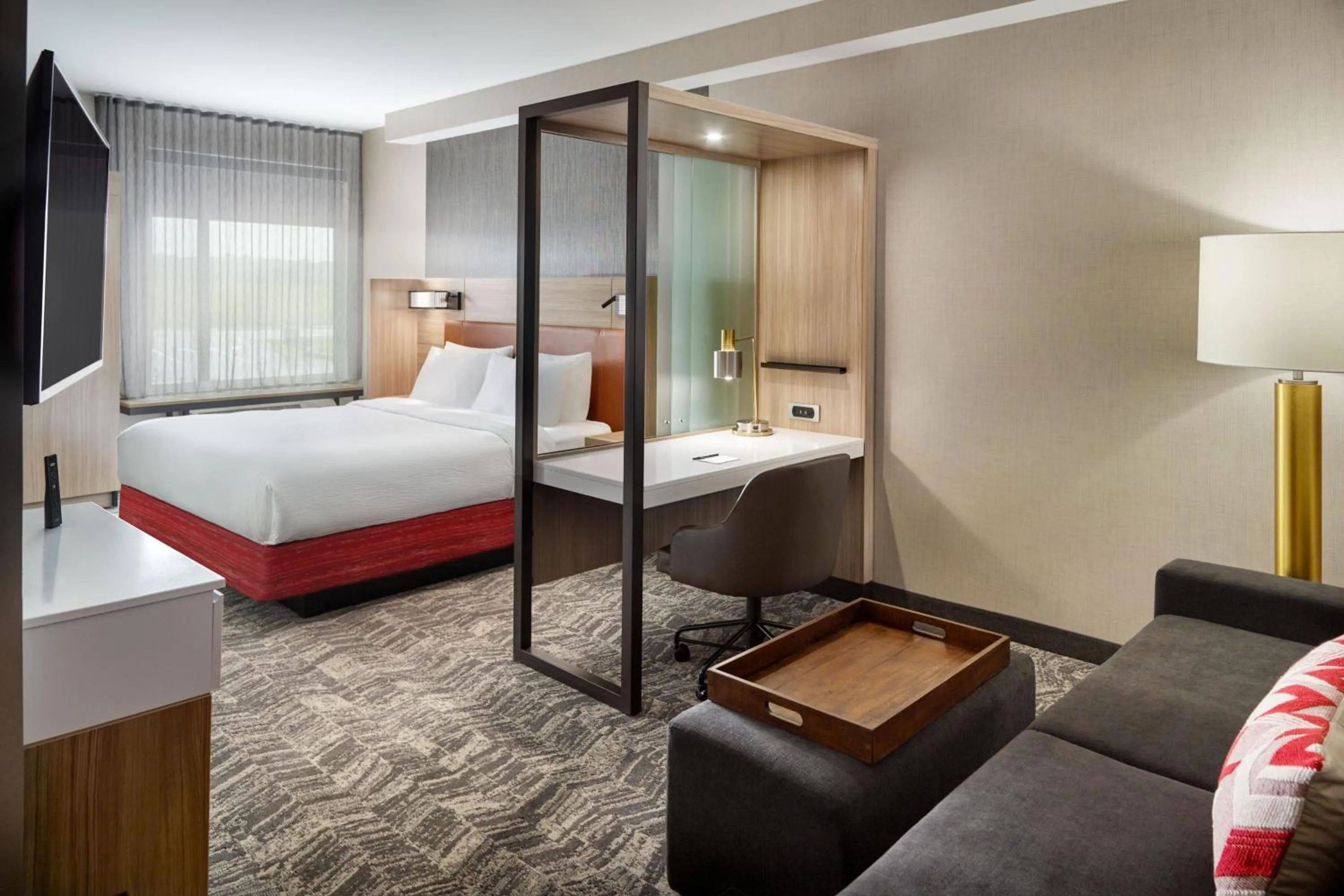 Photo of the whole room, Bed in SpringHill Suites by Marriott Franklin Mint