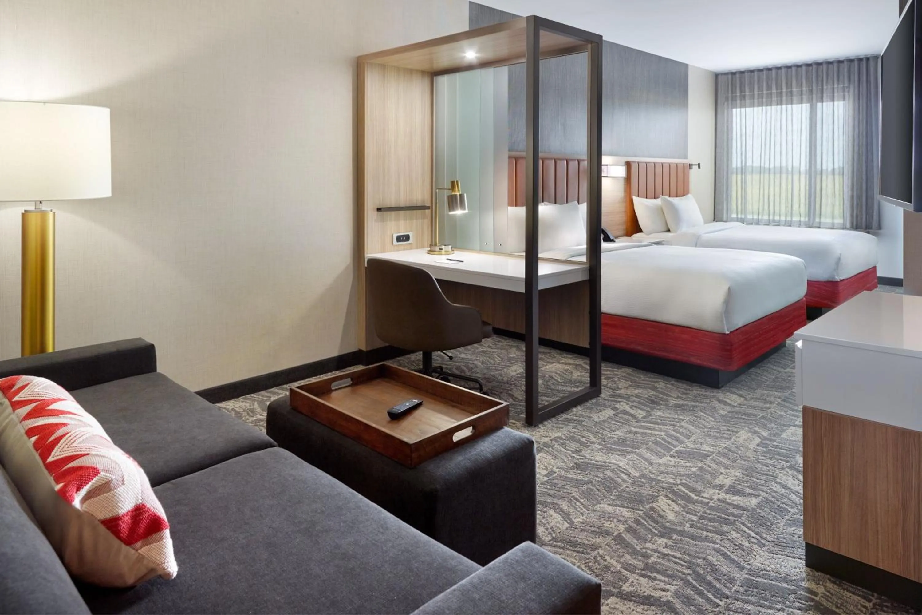 Photo of the whole room, Bed in SpringHill Suites by Marriott Franklin Mint