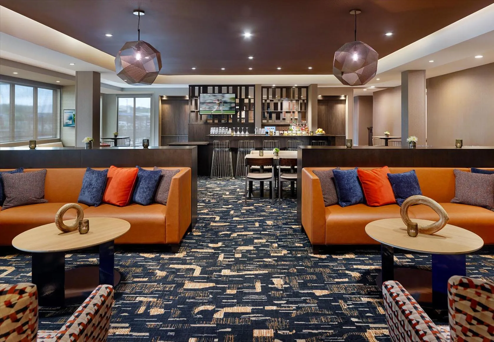 Lounge or bar in SpringHill Suites by Marriott Franklin Mint