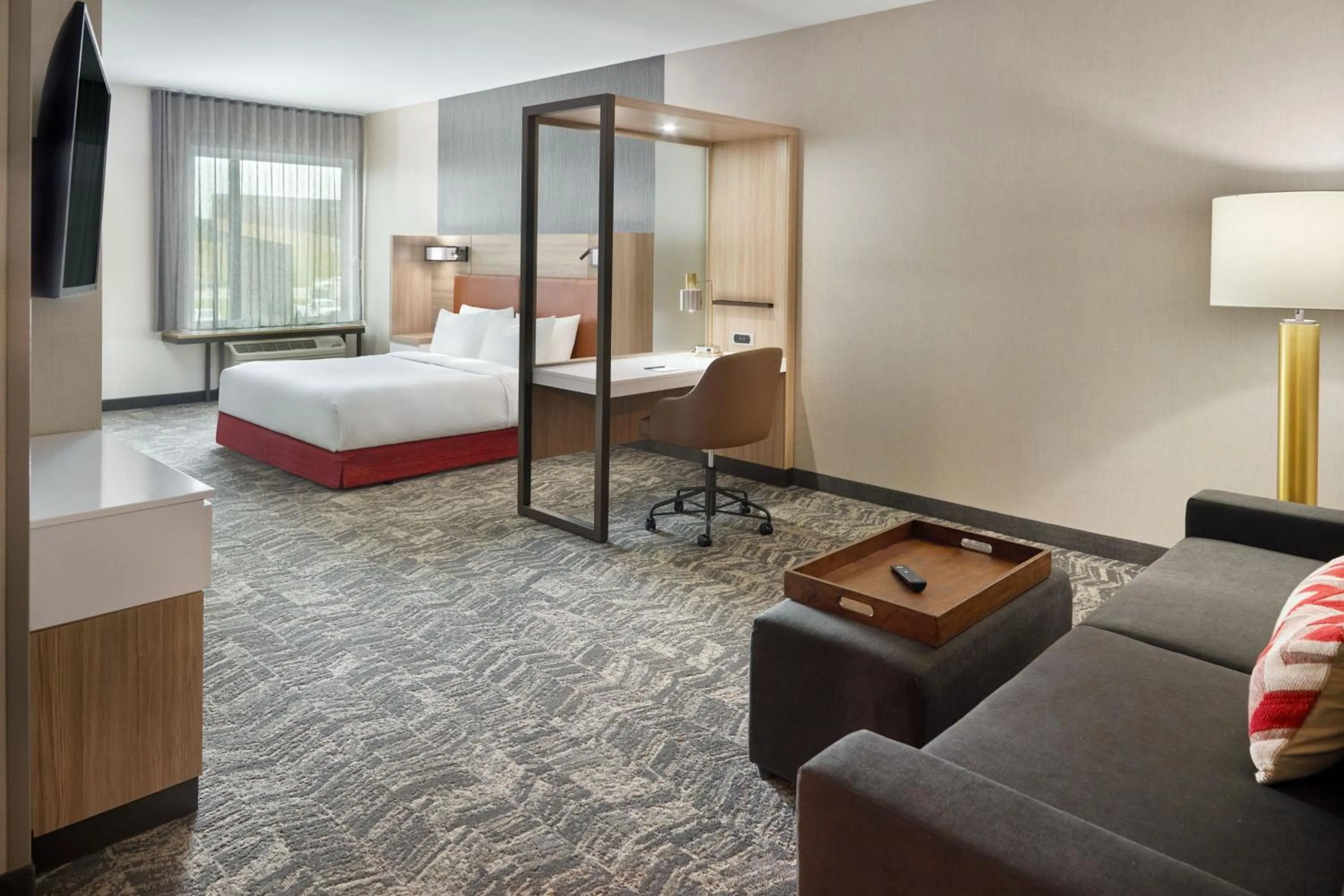 Photo of the whole room, Bed in SpringHill Suites by Marriott Franklin Mint