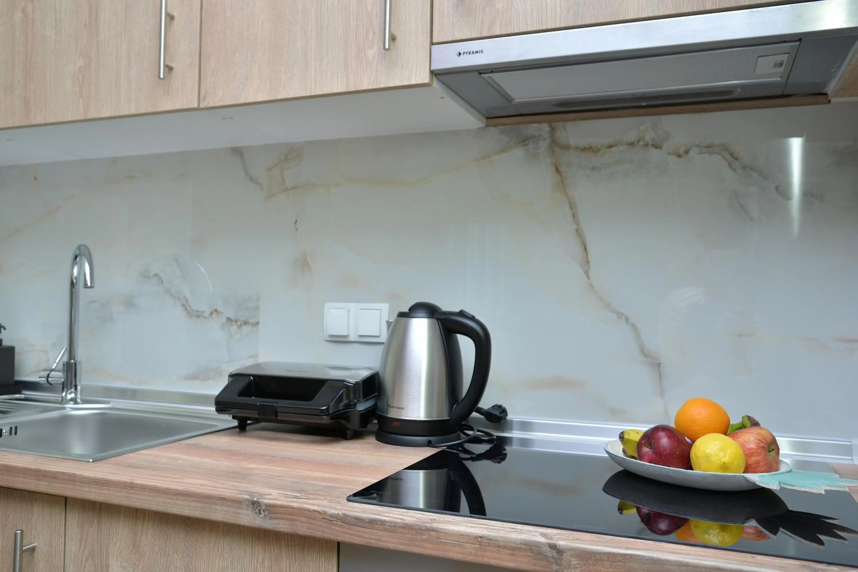 Kitchen or kitchenette in Niel Holiday Apartments, Panel Hospitality Homes & Villas