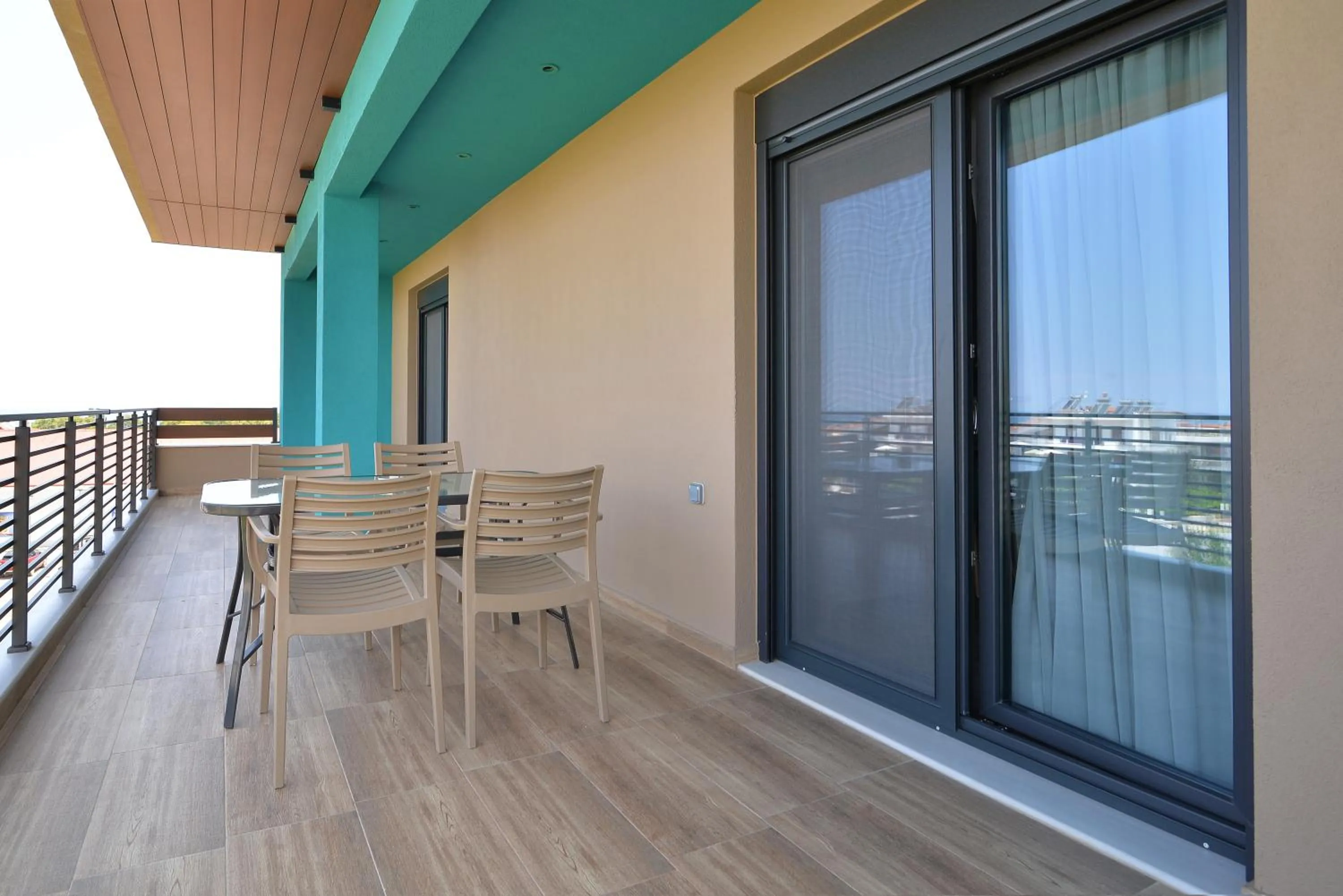 Balcony/Terrace in Niel Holiday Apartments, Panel Hospitality Homes & Villas