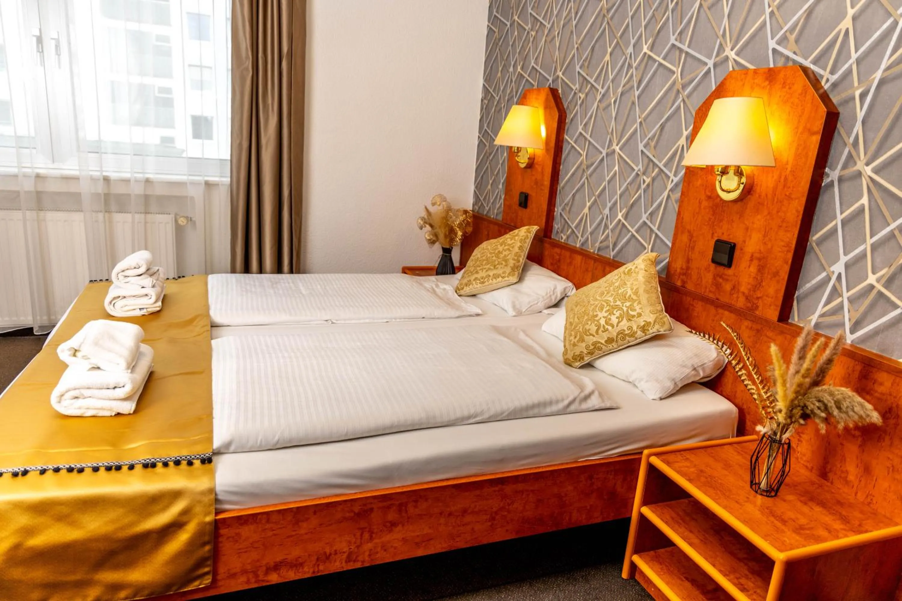 Bed in Hotel Rossija